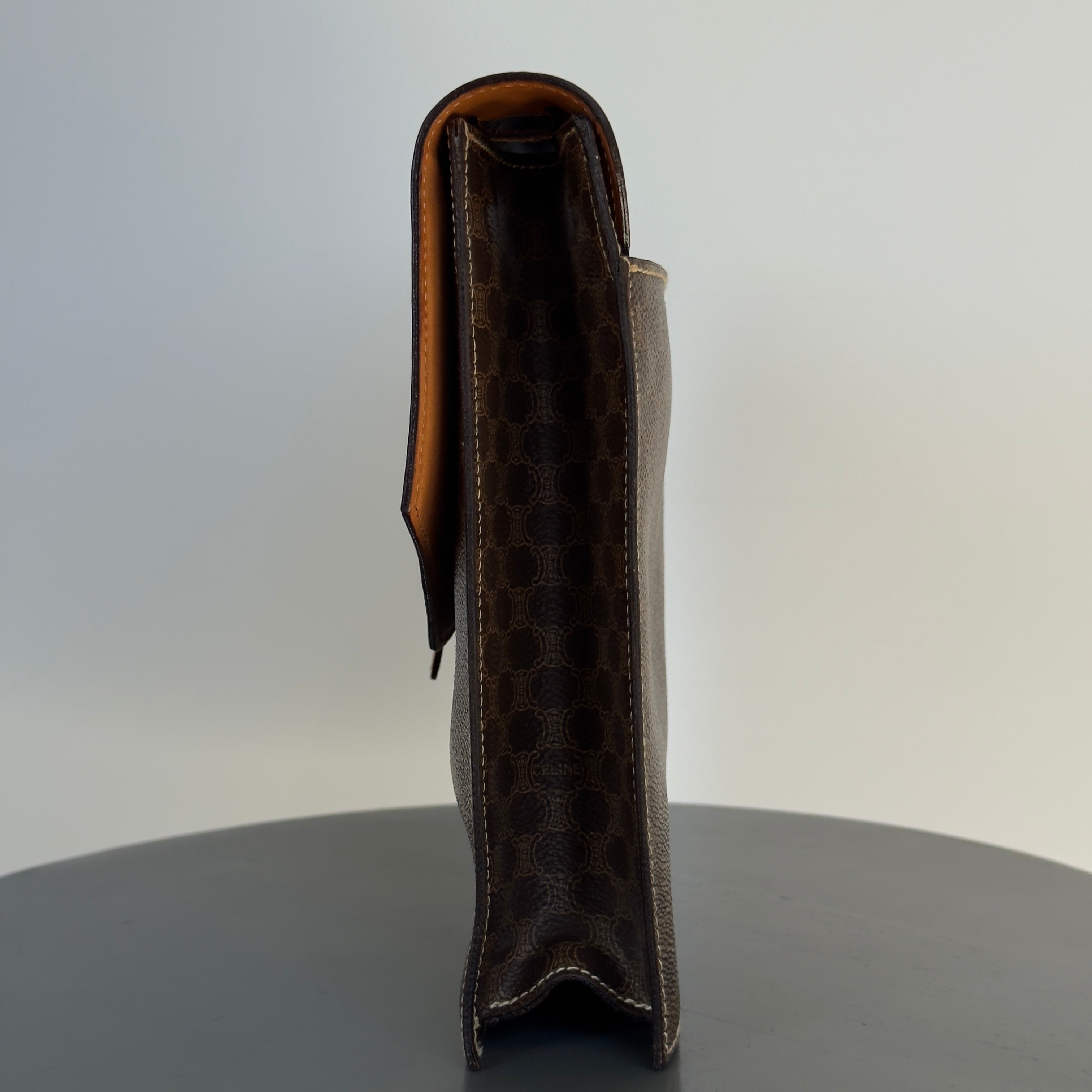 Celine Macadam Triomphe Crossbody Flap Bag