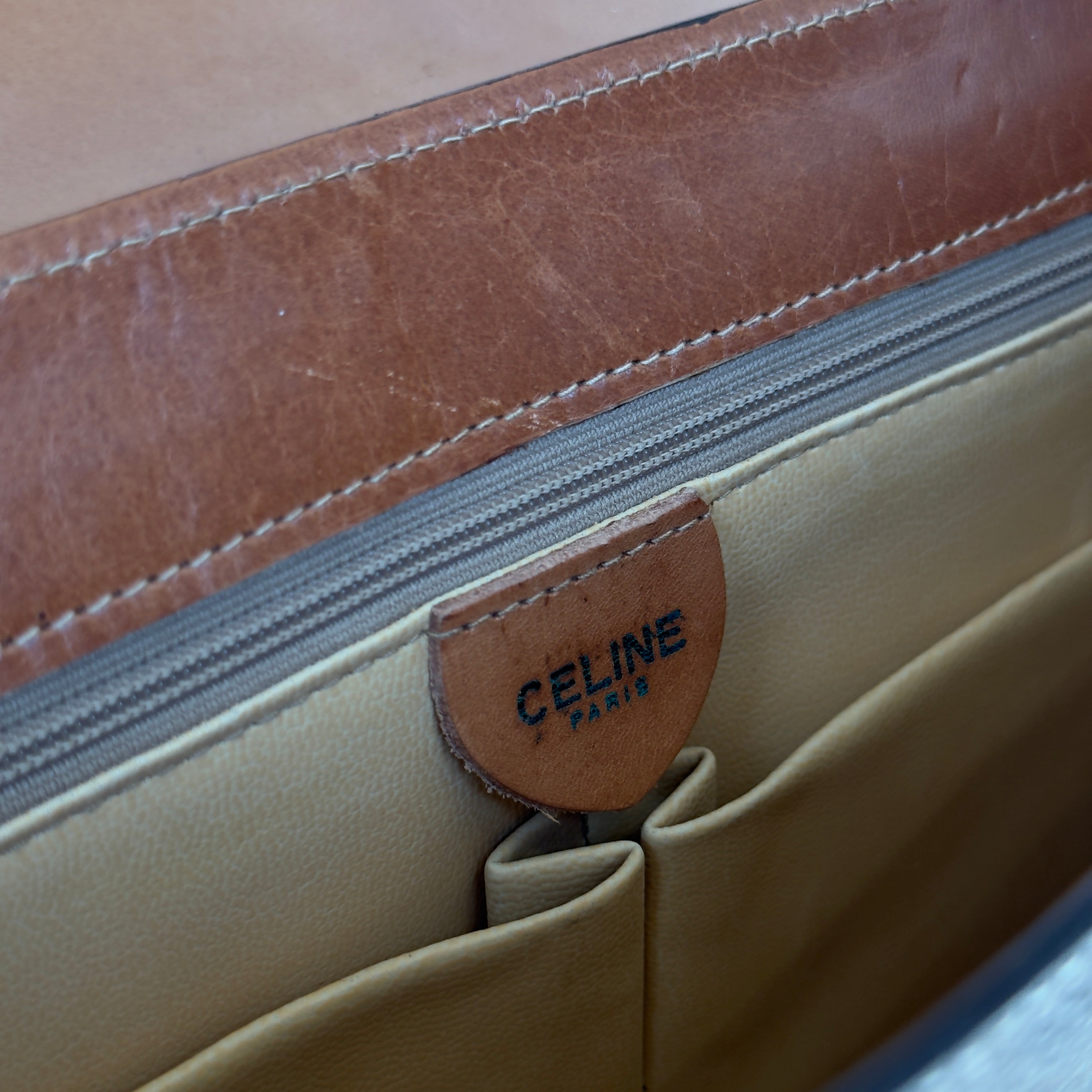 Celine Macadam Triomphe Crossbody Flap Bag