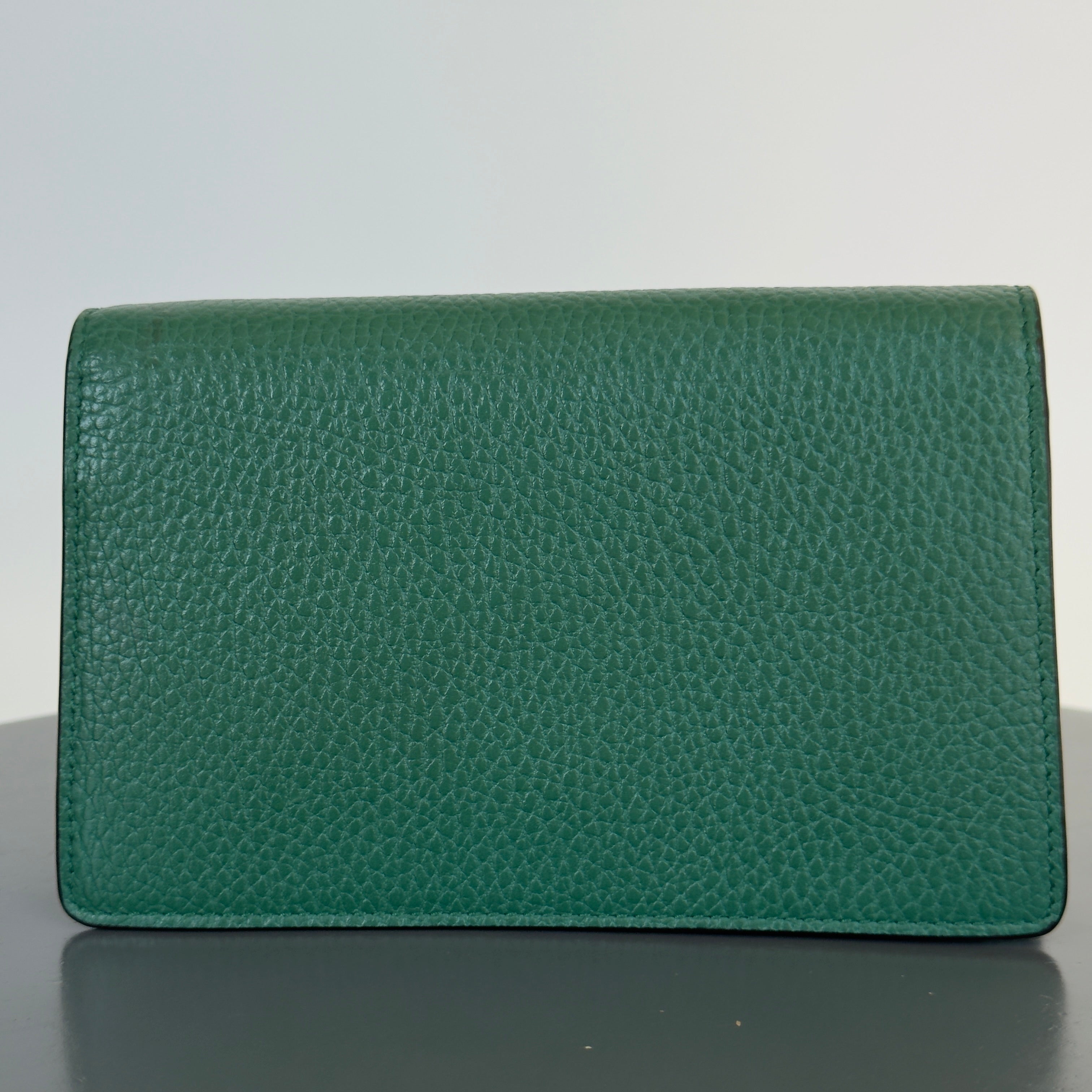 Gucci Dollar Green Calfskin Super Mini Dionysus Crossbody Bag