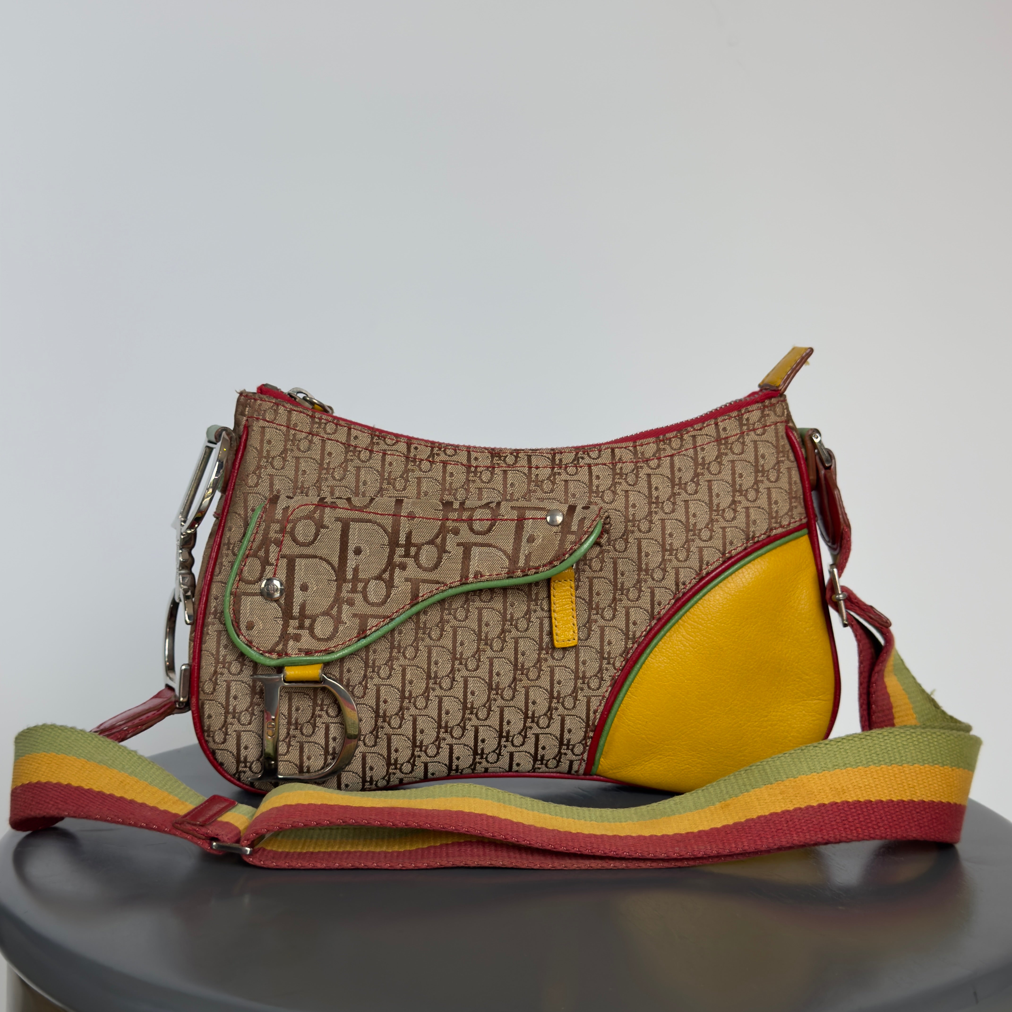 Dior Diorissimo Rasta Trotter Shoulder Bag -  Replica Handbags 