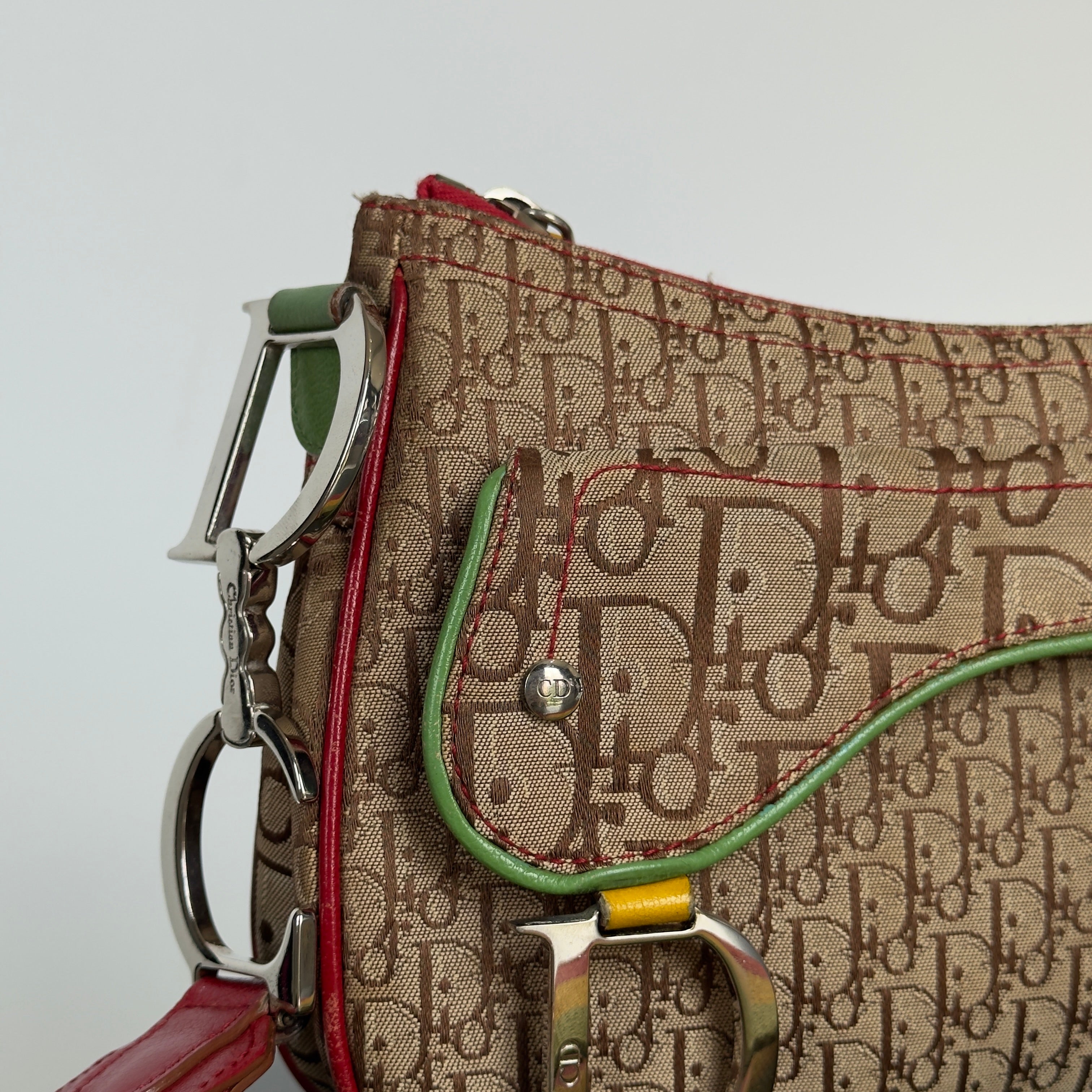 Dior Diorissimo Rasta Trotter Shoulder Bag -  Replica Handbags 