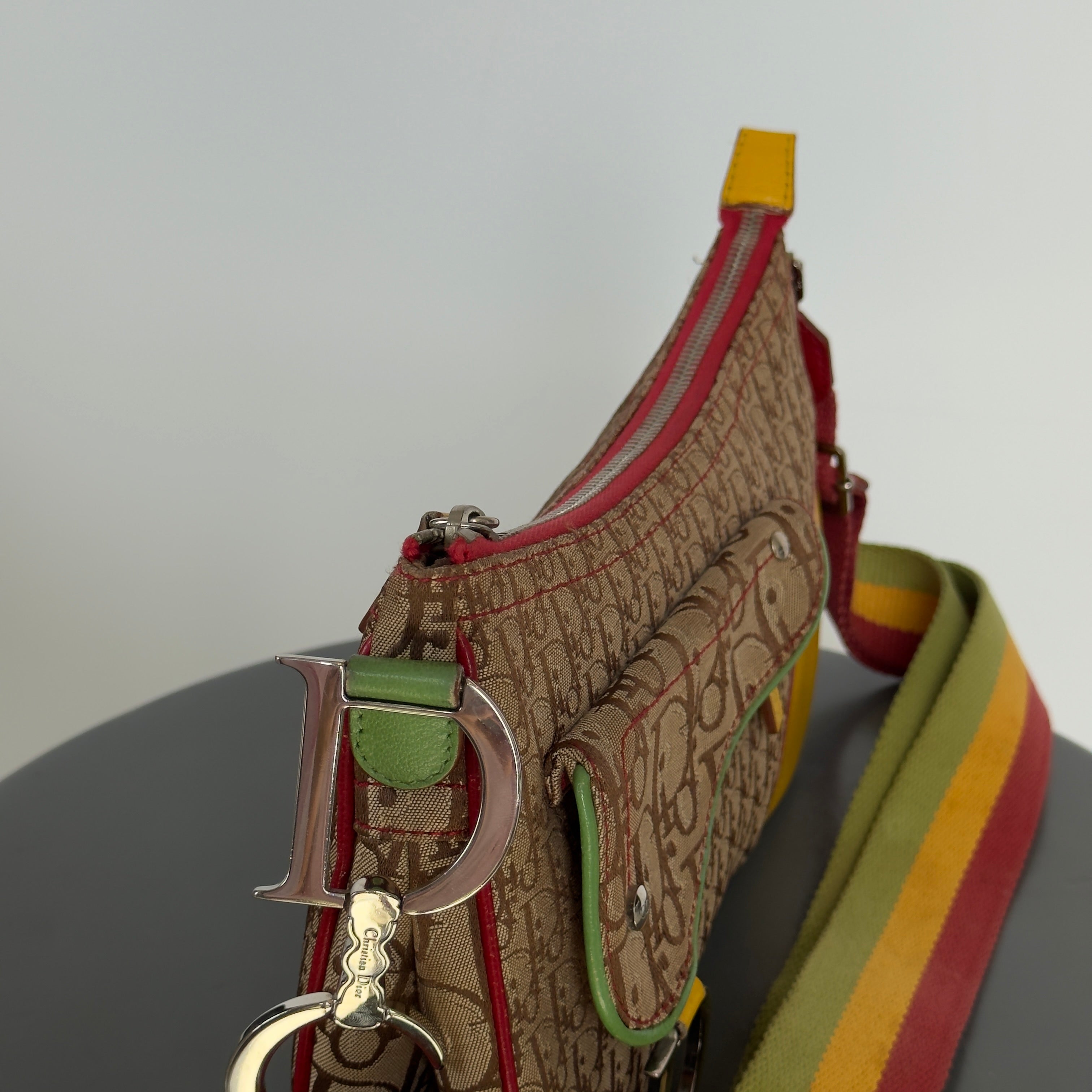Dior Diorissimo Rasta Trotter Shoulder Bag -  Replica Handbags 