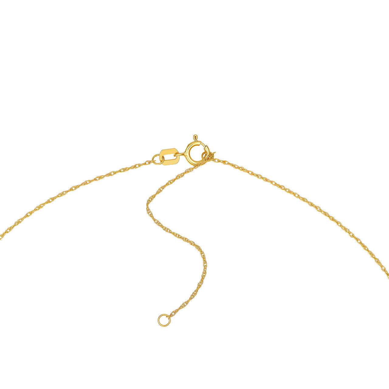 14K Yellow Gold Mini Puffy Bead Charm Necklace -  Replica Handbags 