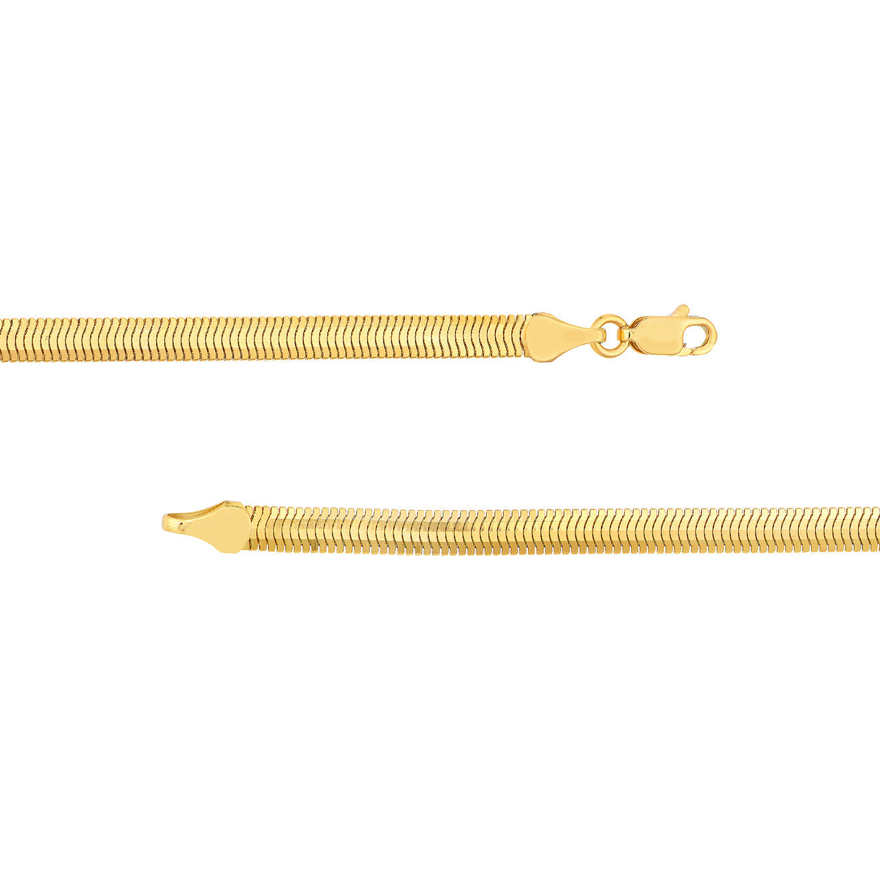 14K Yellow Gold Herringbone Bracelet -  Replica Handbags 