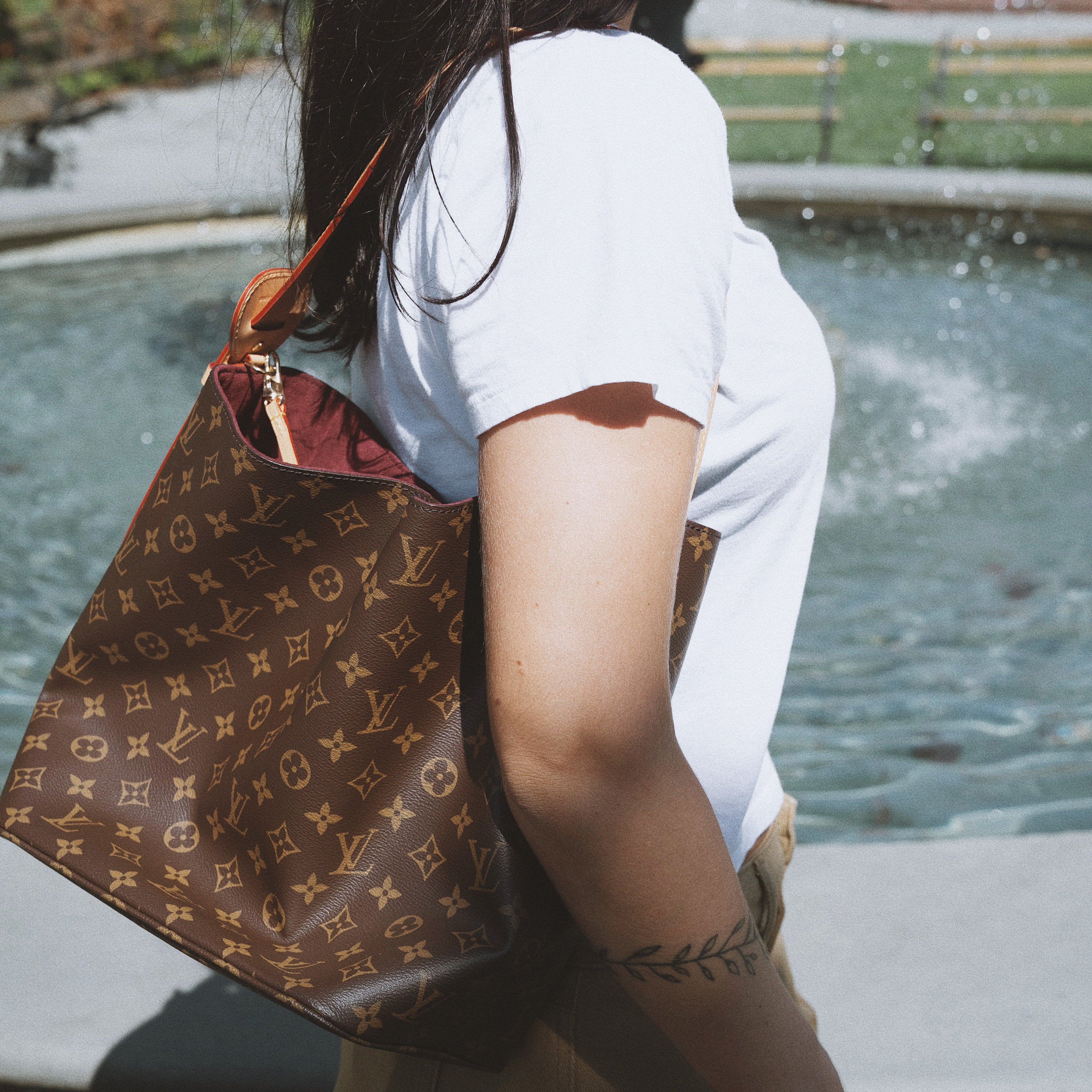 Louis Vuitton All In GM Monogram With Pouch -  Replica Handbags 