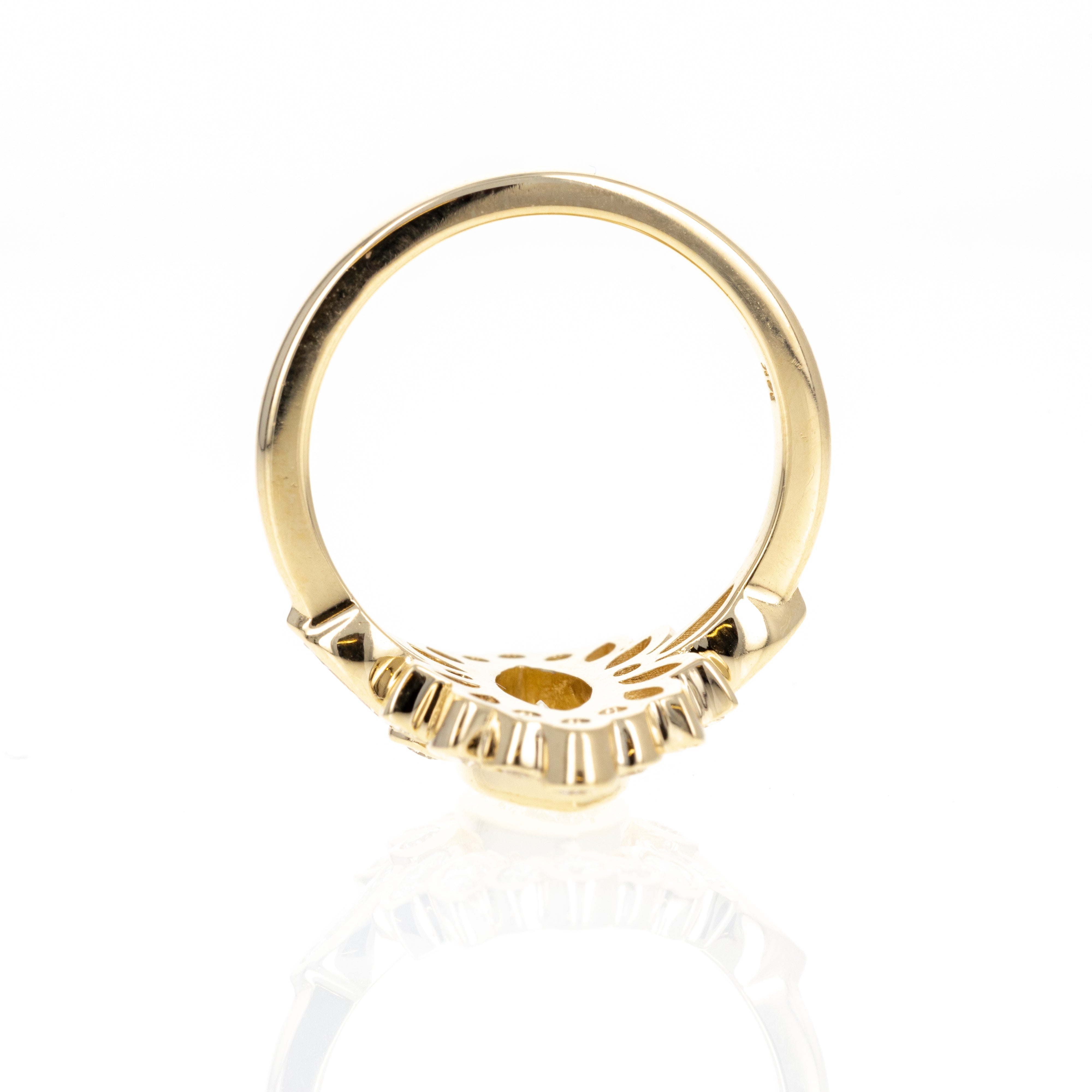 14K Yellow Gold 1.15 Carat Marquise Diamond Bezel Cluster Ring -  Replica Handbags 