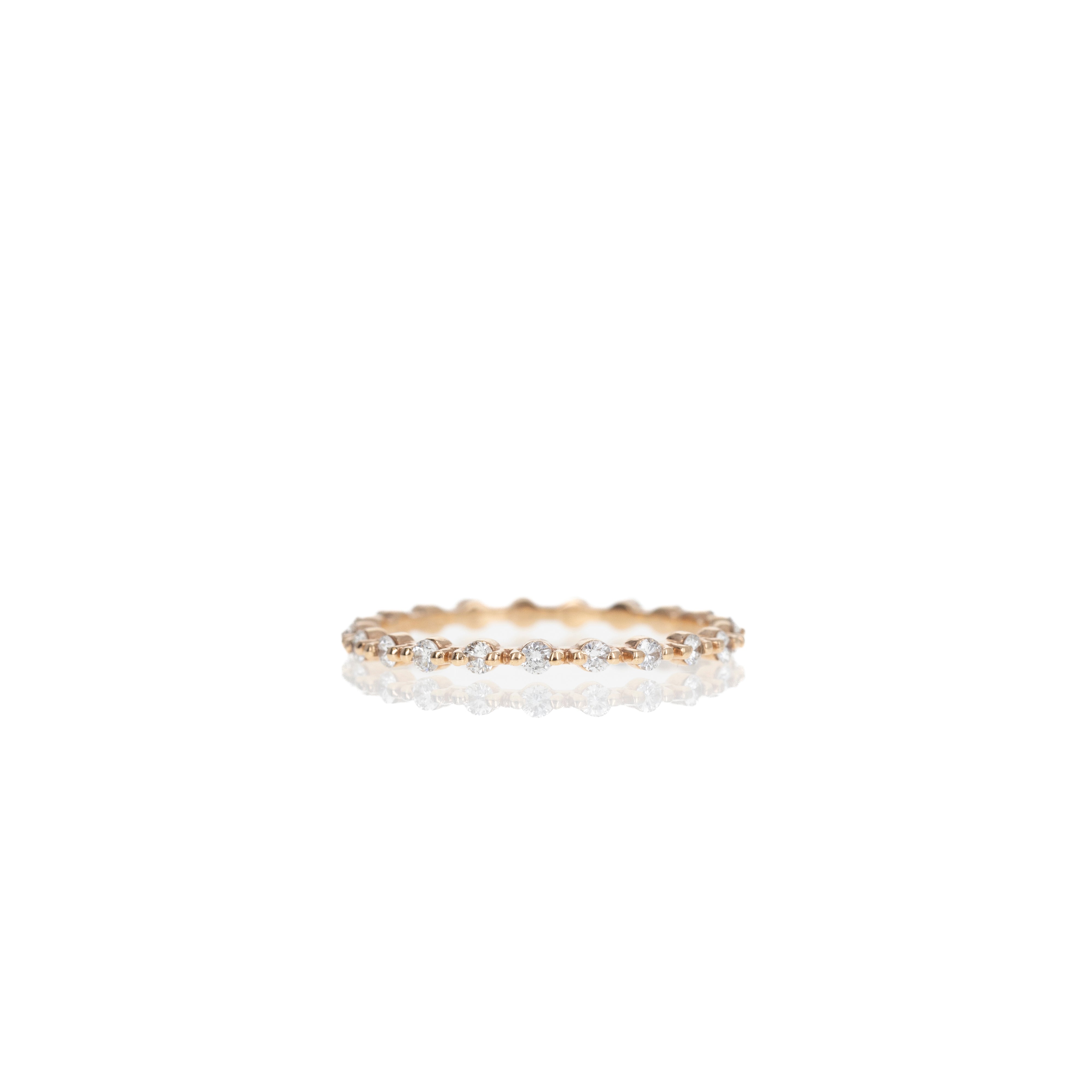 14K Gold 0.35 Carat Round Diamond Stackable Eternity Bands -  Replica Handbags 