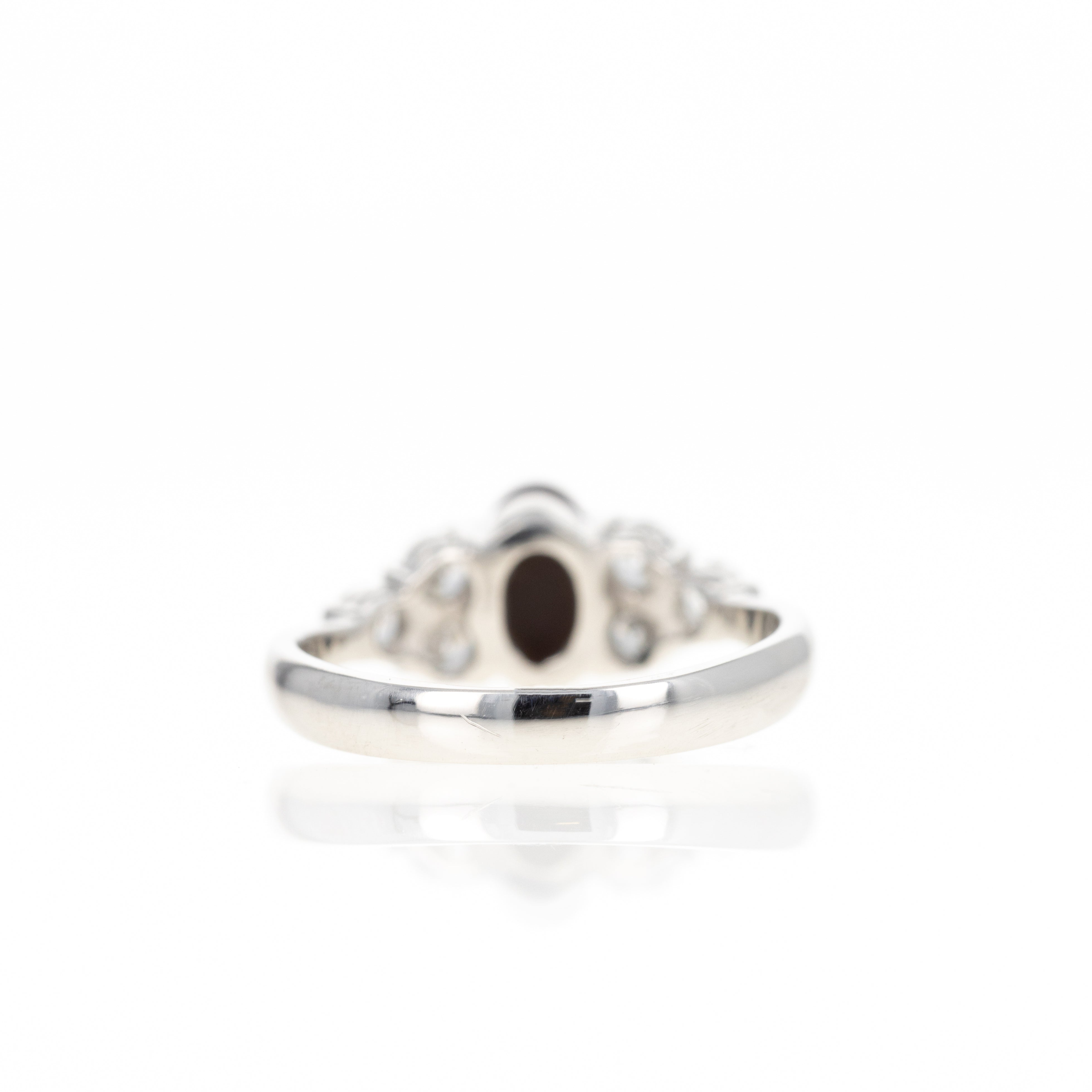 0.57 Carat Black Opal Diamond Ring -  Replica Handbags 