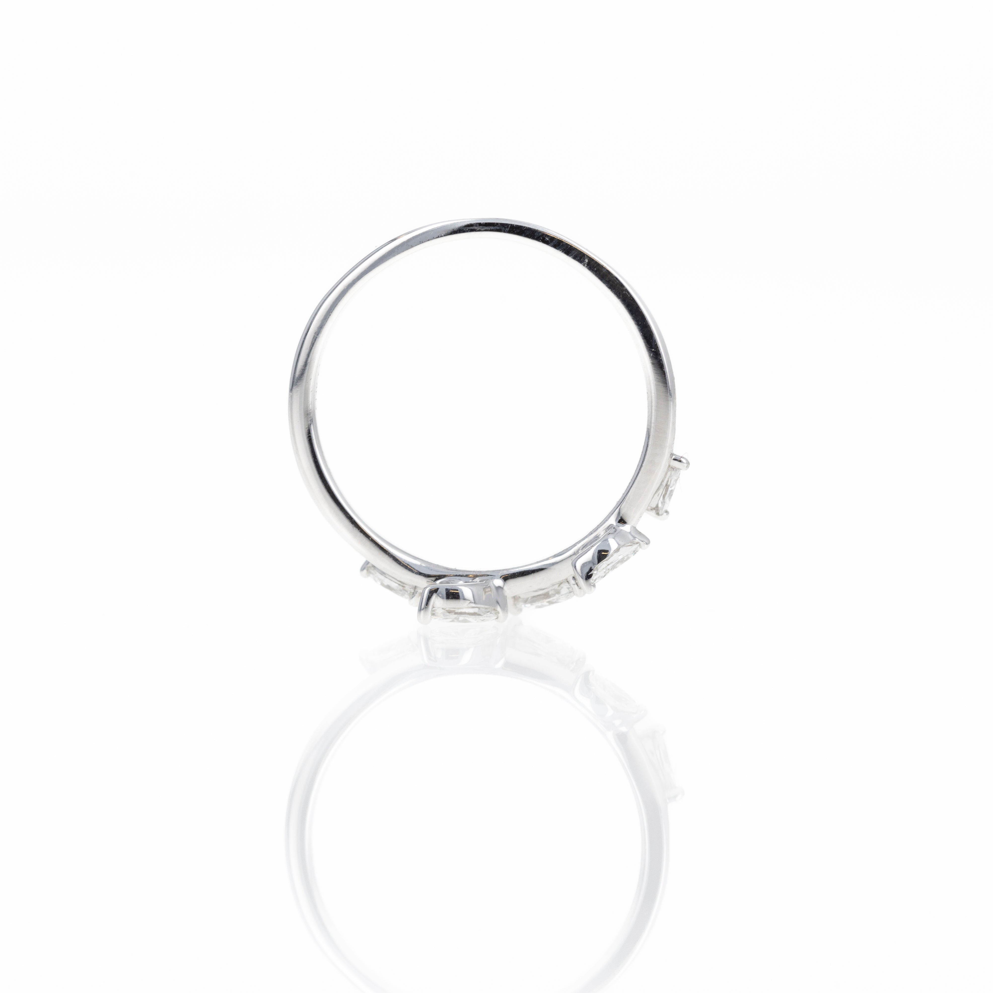 14K Gold Gold 0.25 Carat Marquise Diamond Leaf Band -  Replica Handbags 