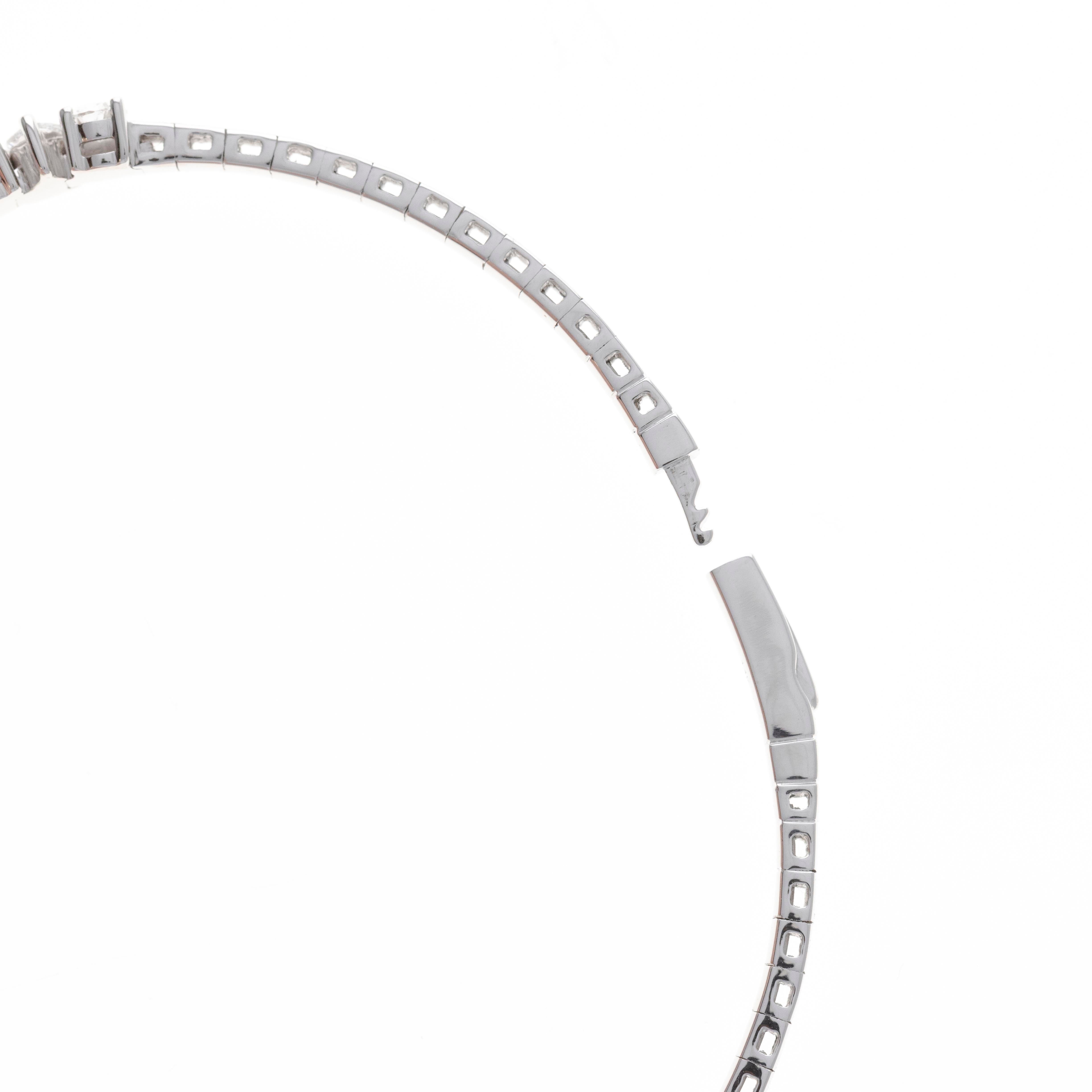 Lab Grown 7.3 Carat Emerald Diamond Flexible Bangle -  Replica Handbags 