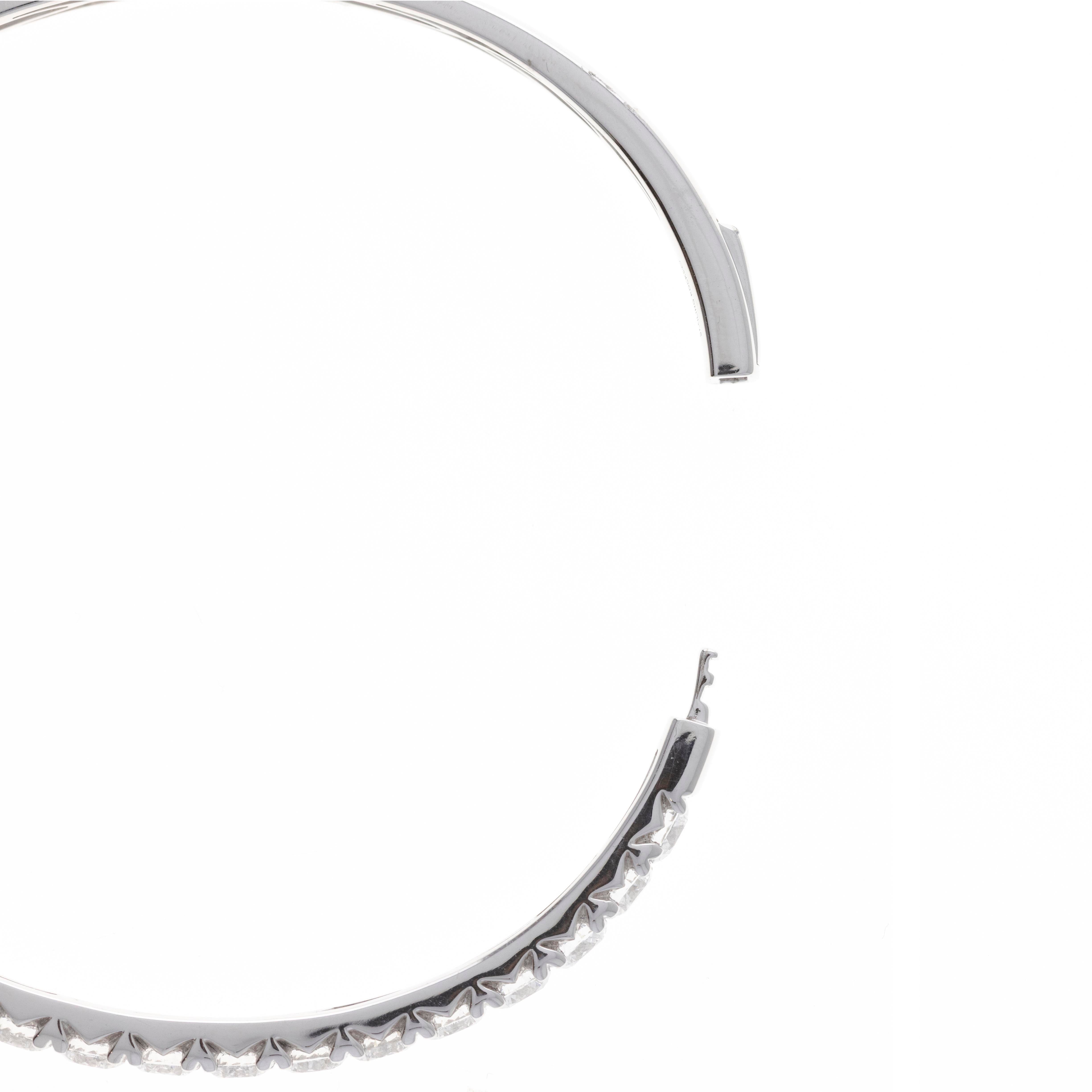 Lab Grown 5.15 Carat Round Diamond Bangle - Replica Handbags