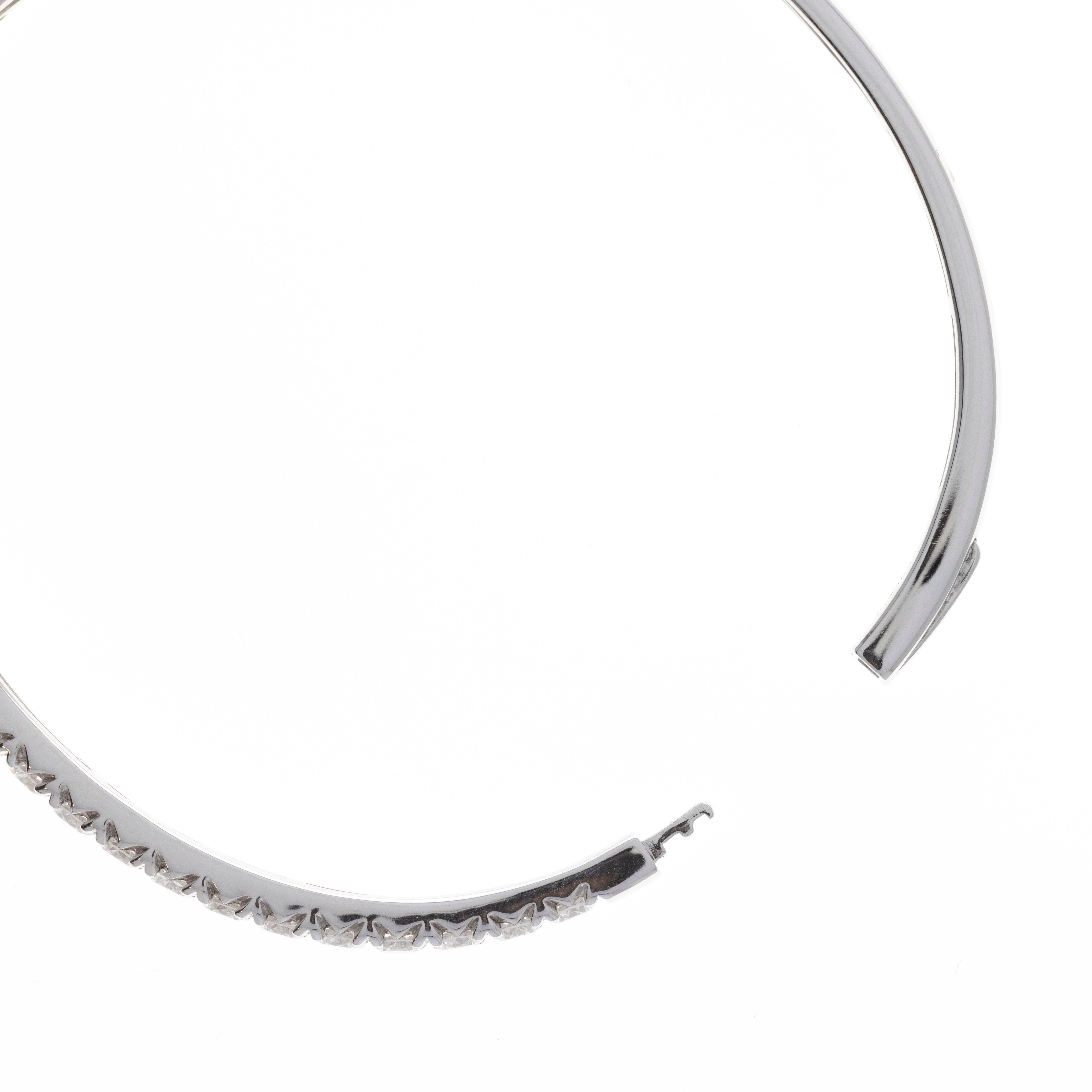 Lab Grown 3.13 Carat Round Diamond Bangle -  Replica Handbags 