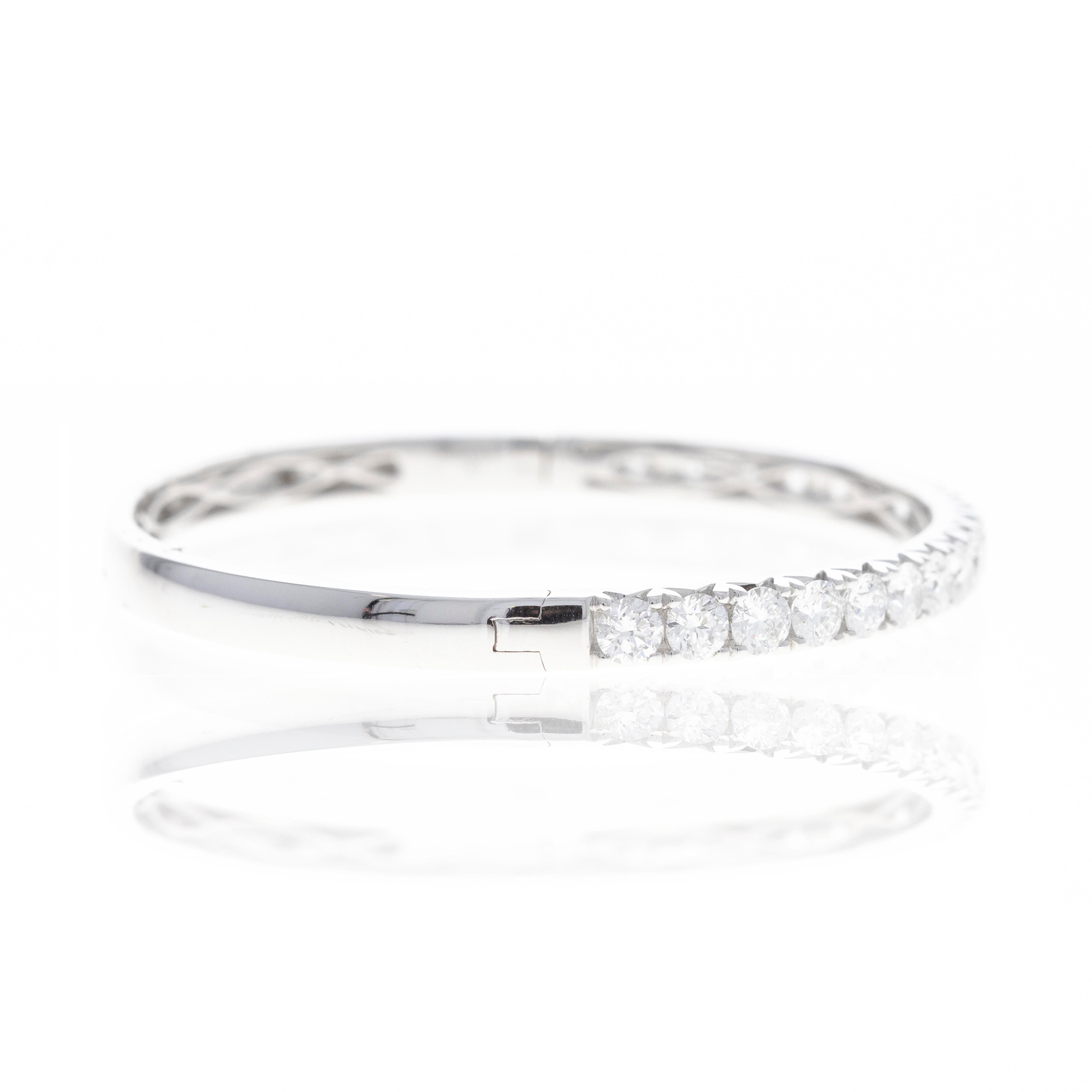 Lab Grown 5.15 Carat Round Diamond Bangle -  Replica Handbags 