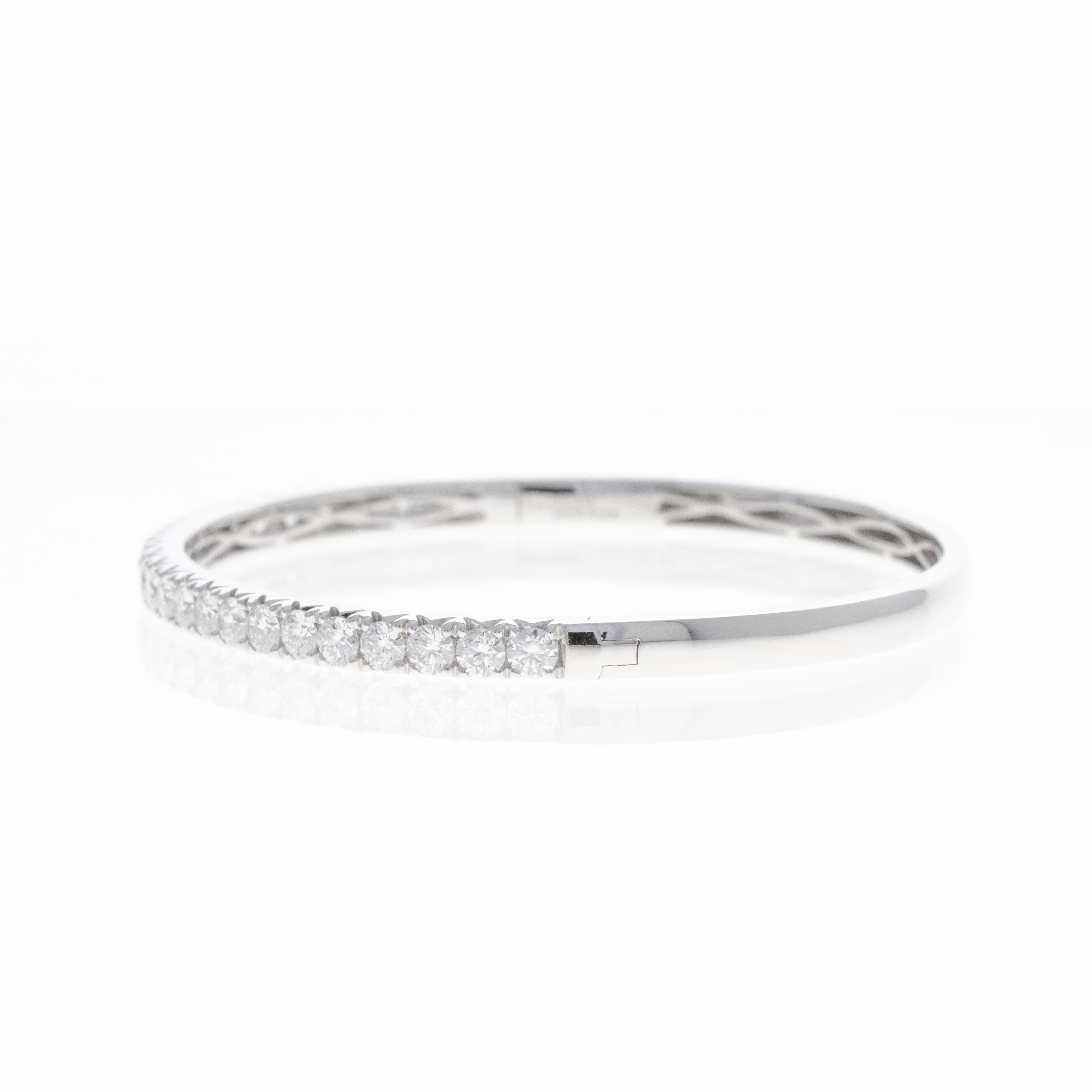 Lab Grown 3.13 Carat Round Diamond Bangle - Replica Handbags