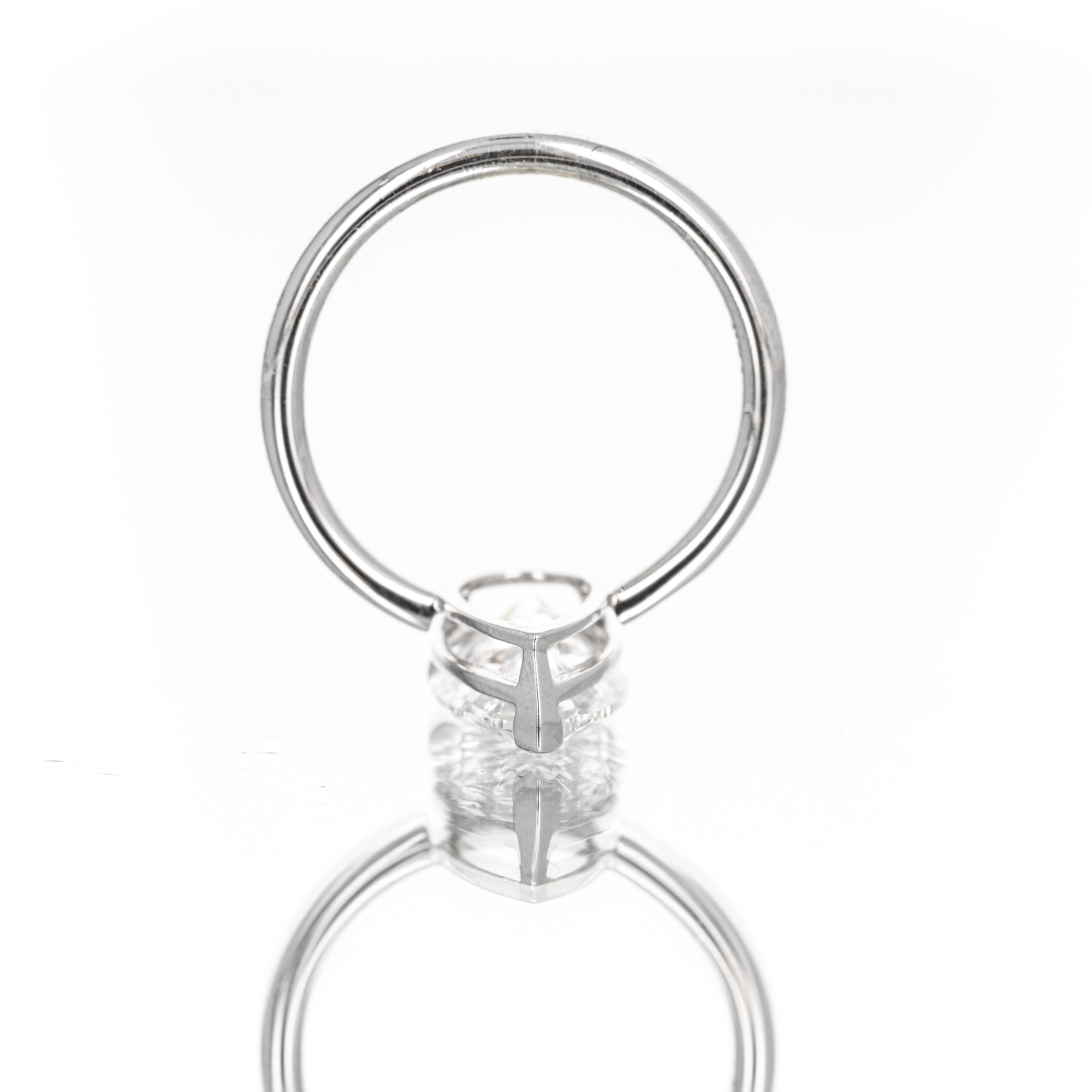 14K White Gold Lab Grown 3.03 Carat Pear Diamond Engagement Ring -  Replica Handbags 