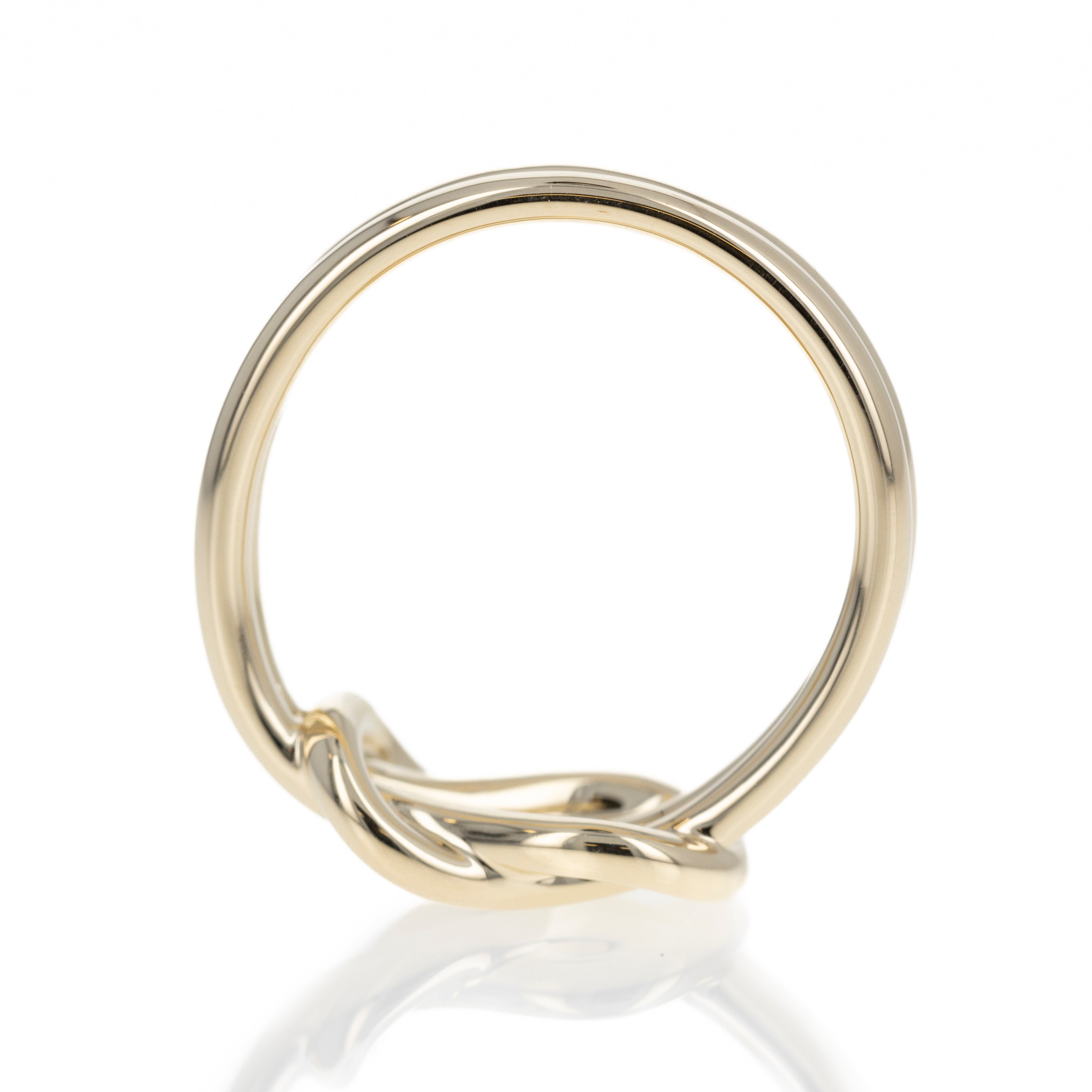 14K Yellow Gold Infinity Knot Ring -  Replica Handbags 
