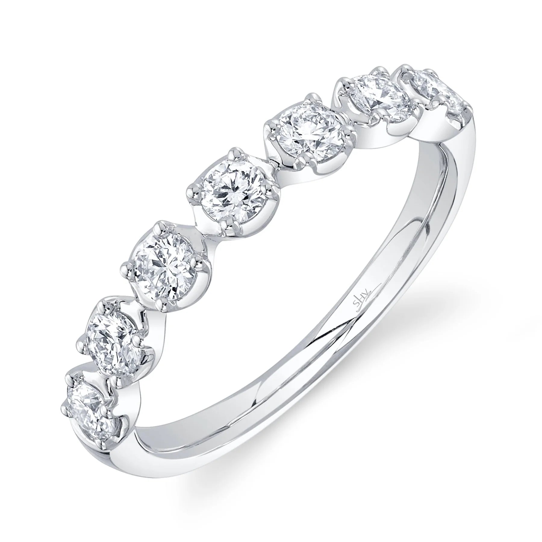 14K Gold 0.65 Carat Diamond Crown Wedding Band -  Replica Handbags 