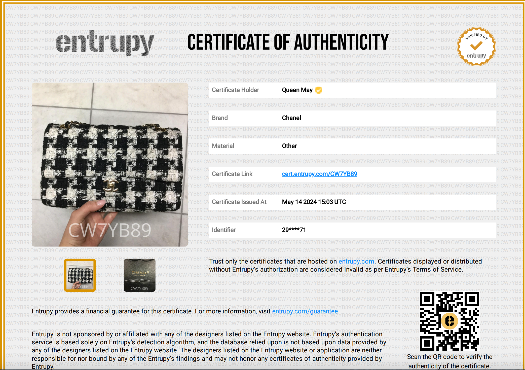 Chanel Classic Double Flap Medium 20S Houndstooth Tweed Light Gold Hardware -  Replica Handbags 