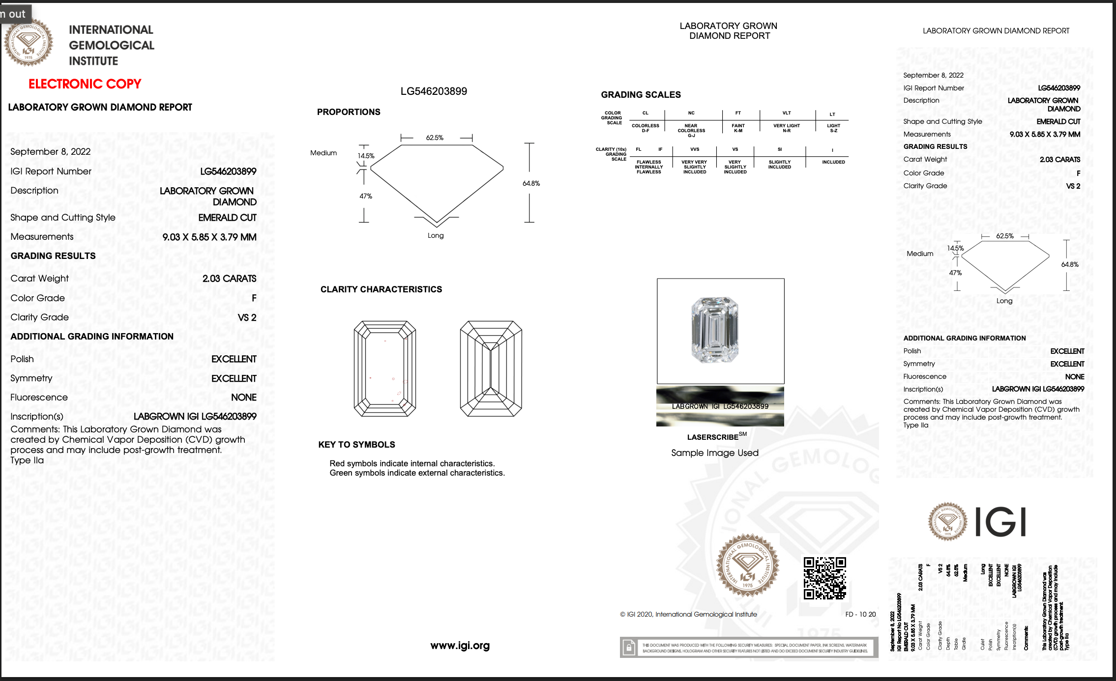Lab Grown 4 Carat Pear Diamond and Lab Grown Emerald Two Stone Engagement Ring -  Replica Handbags 