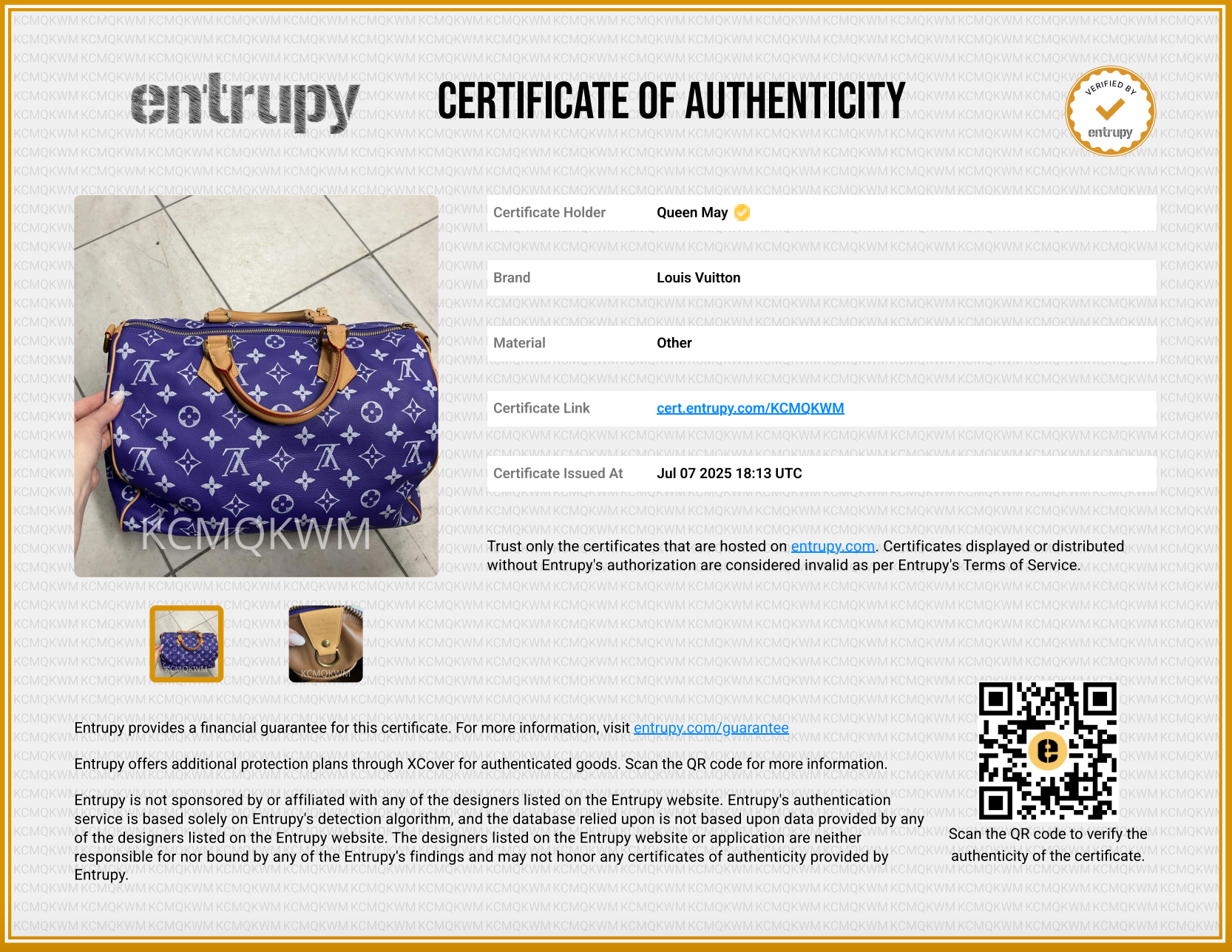 Louis Vuitton Speedy P9 Bandouliere 40 in Amethyst - Replica Handbags