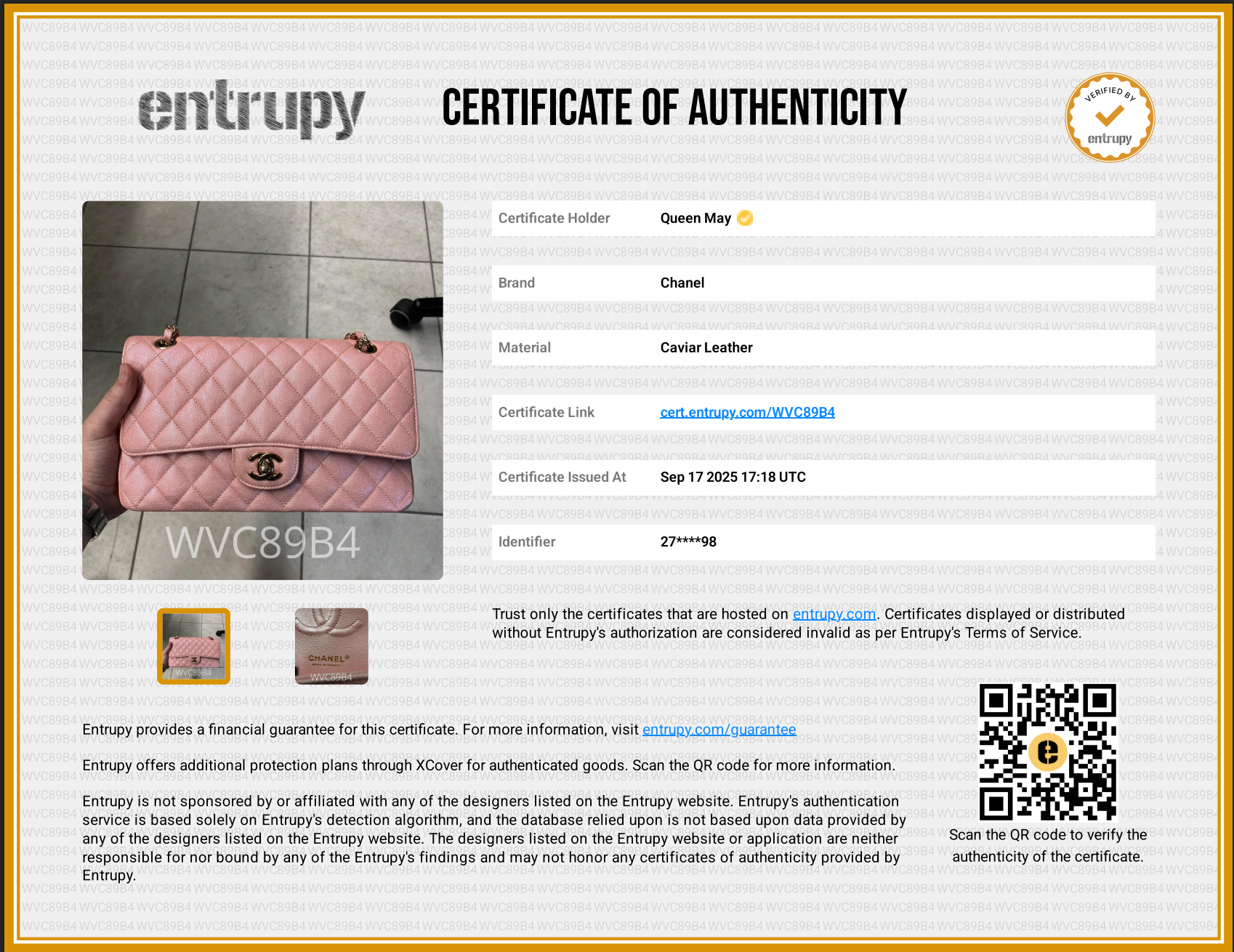 Chanel 19S Iridescent Pink Medium Classic Flap 2019 -  Replica Handbags 