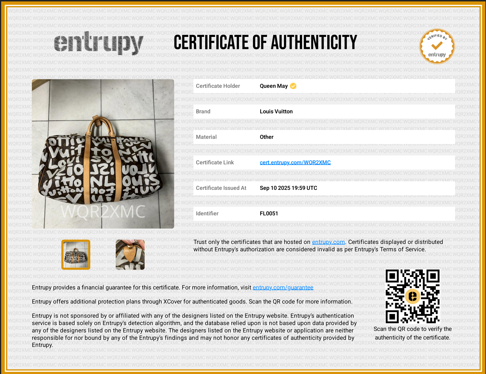 Louis Vuitton Monogram Canvas Keepall Stephen Sprouse Graffiti 50 White -  Replica Handbags 