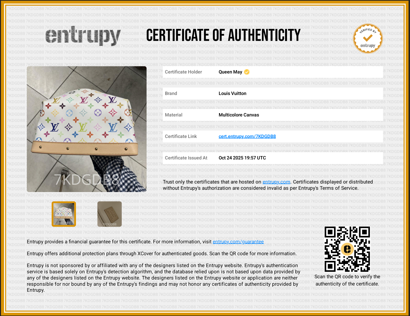 Louis Vuitton x Takashi Murakami Cosmetic Pouch GM -  Replica Handbags 