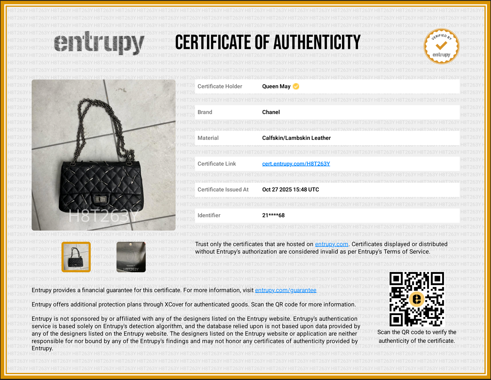 Ultra Rare Limited Edition Chanel 2015 Calfskin Brasserie Charms 2.55 Reissue Flap Bag -  Replica Handbags 