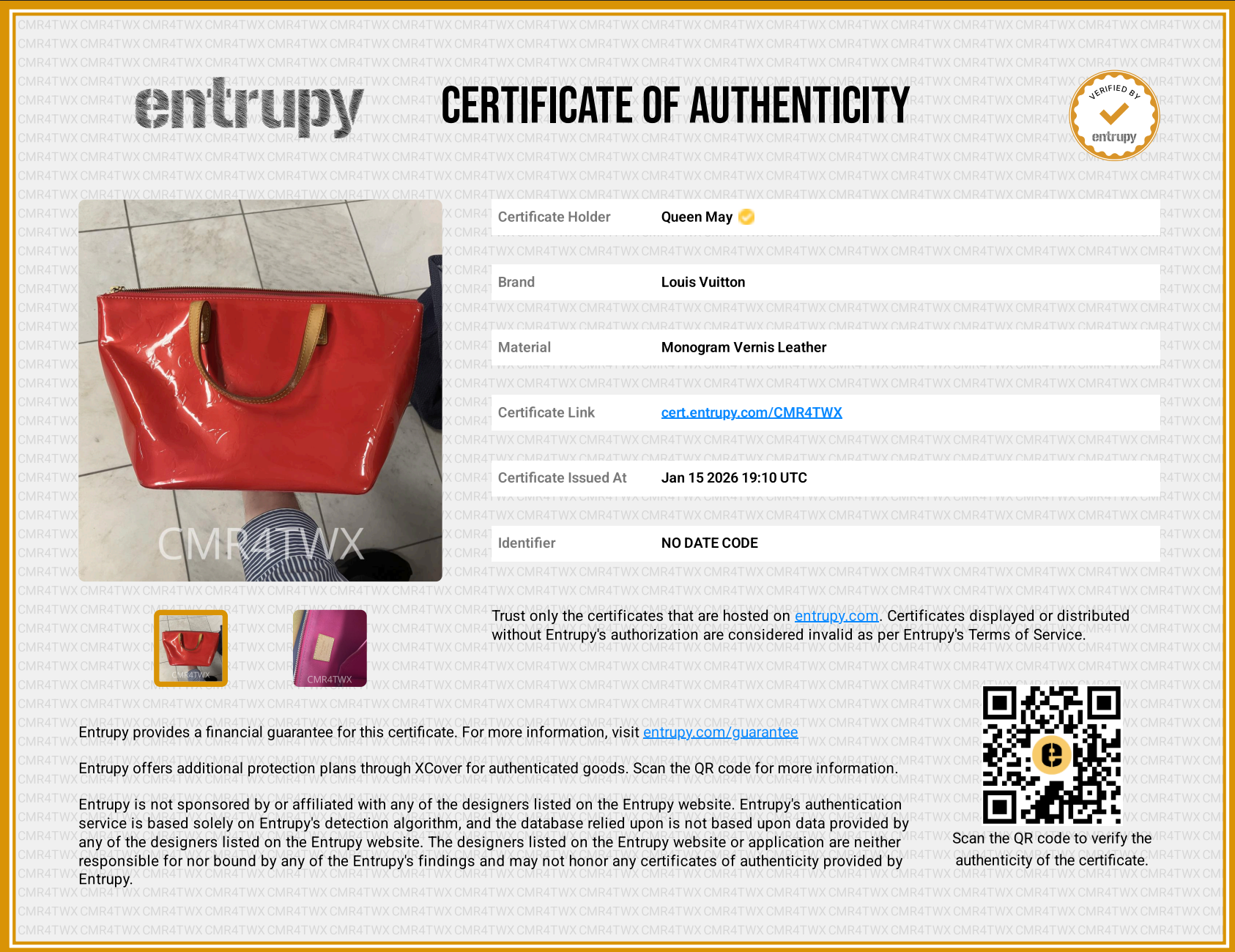 Louis Vuitton Bellevue Vernis PM - Replica Handbags