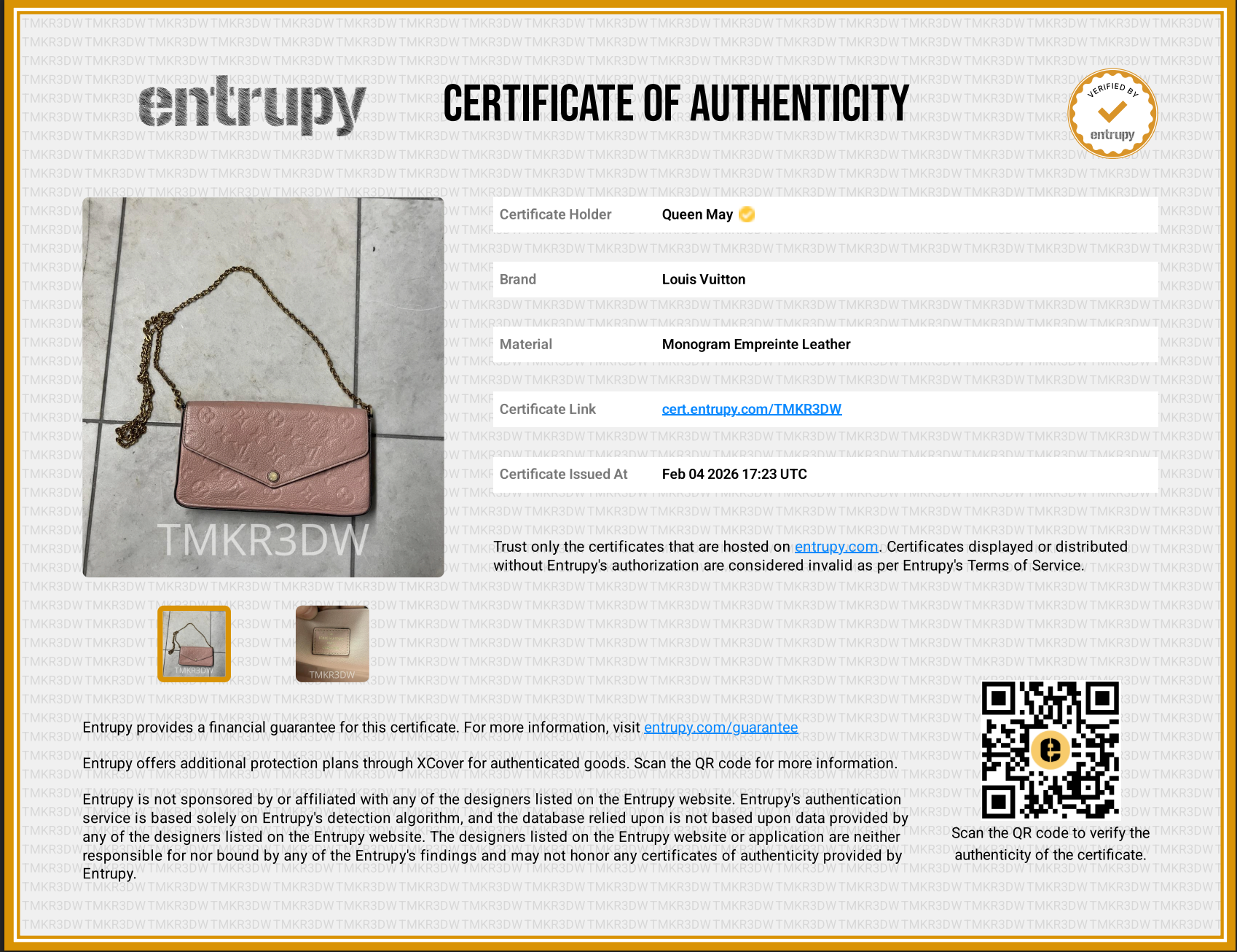 Louis Vuitton Empriente Felice Pochette - Replica Handbags