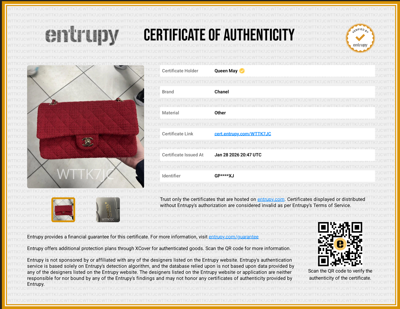 Chanel Red Wool & Tweed Medium Double Flap Bag - Replica Handbags