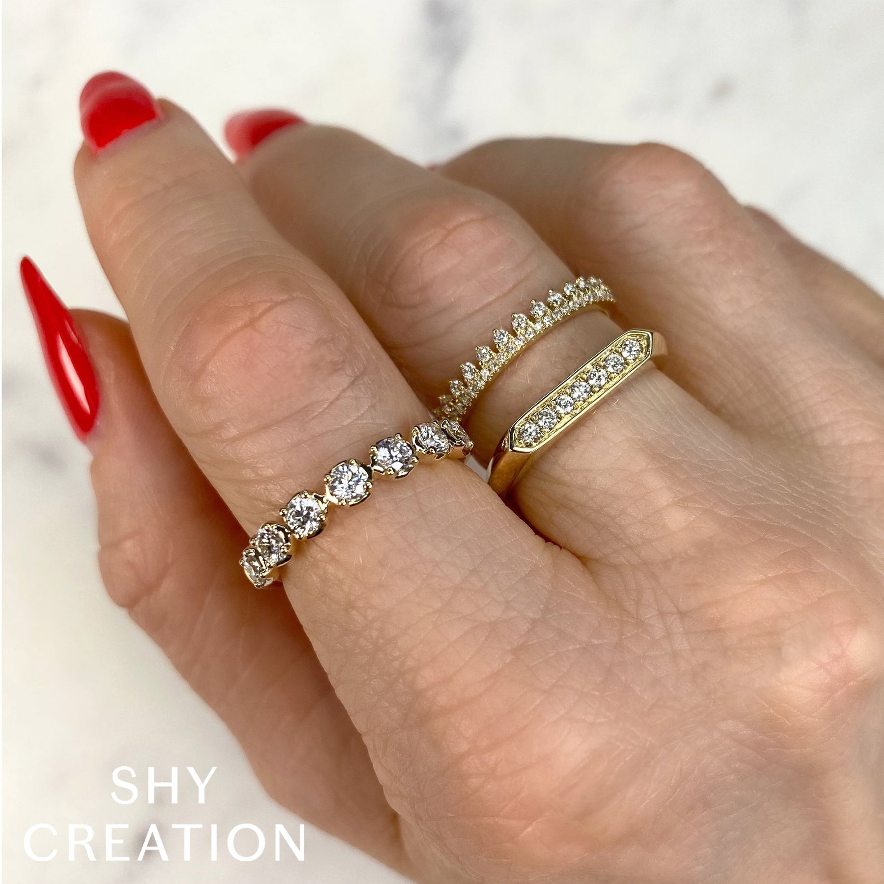 14K Gold 0.65 Carat Diamond Crown Wedding Band -  Replica Handbags 