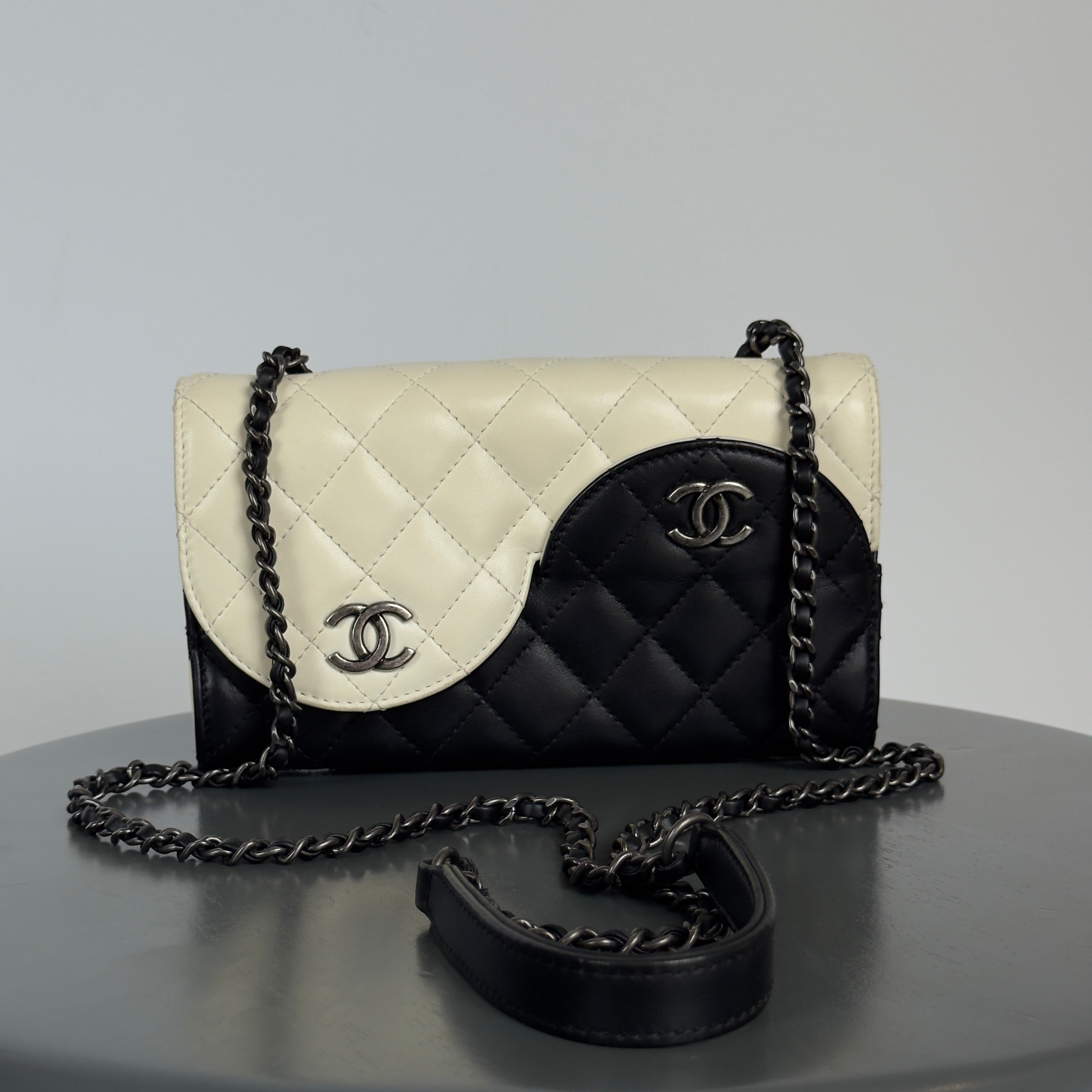 Rare Chanel Yin Yang Mini Flap Bag Circa 2016 WOC Wallet On Chain - Replica Handbags