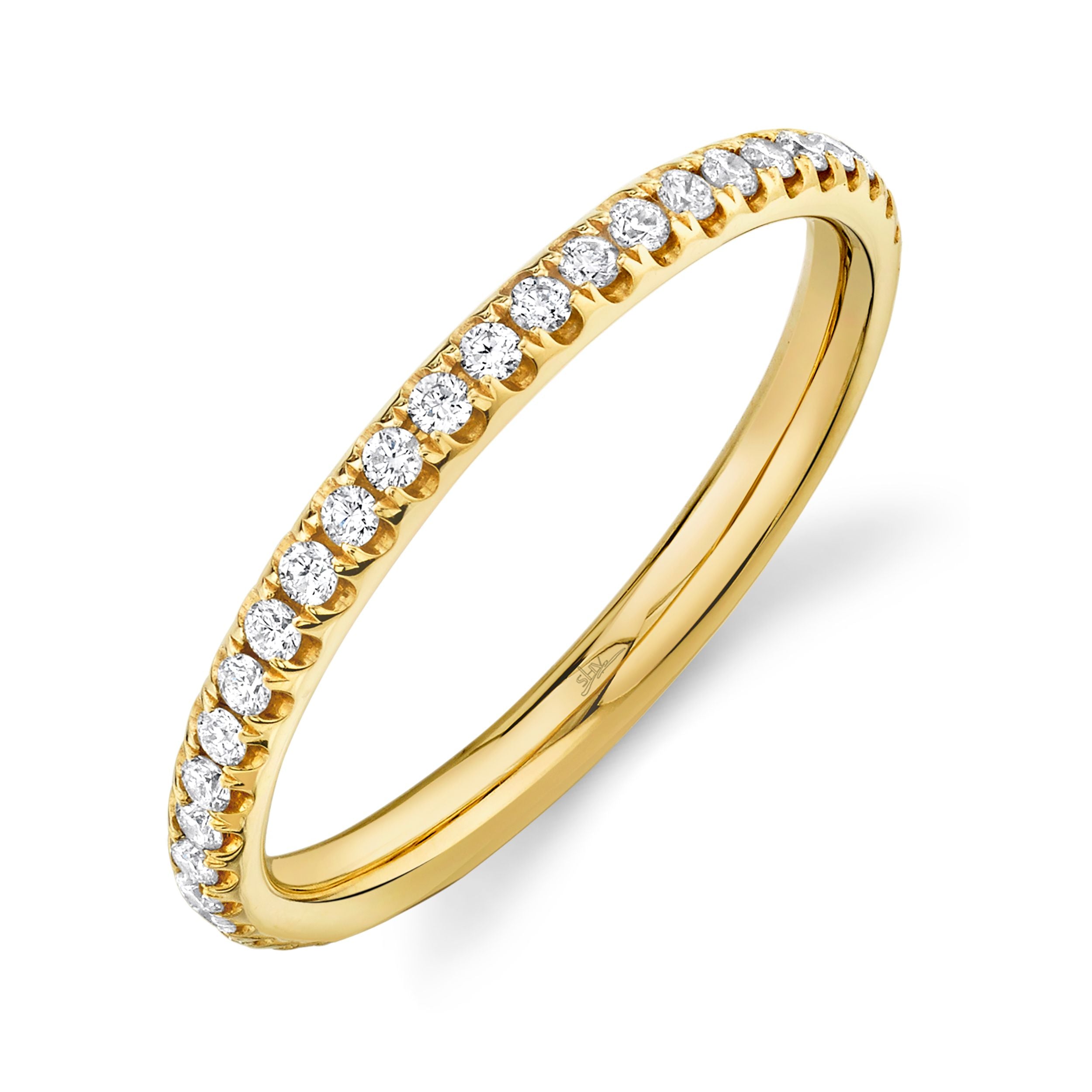 14K Gold .40 Carat Total Weight Round Diamond Eternity Band - Replica Handbags