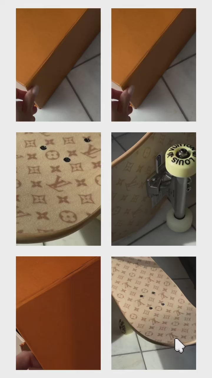 Louis Vuitton x Virgil Abloh Maplewood Monogram Skateboard Deck -  Replica Handbags 