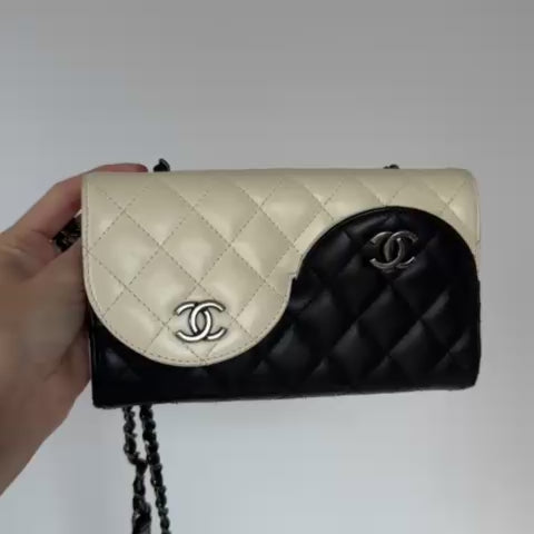 Rare Chanel Yin Yang Mini Flap Bag Circa 2016 WOC Wallet On Chain -  Replica Handbags 