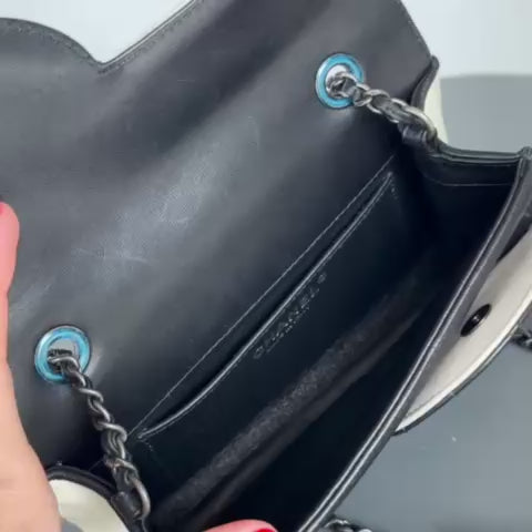 Rare Chanel Yin Yang Mini Flap Bag Circa 2016 WOC Wallet On Chain -  Replica Handbags 