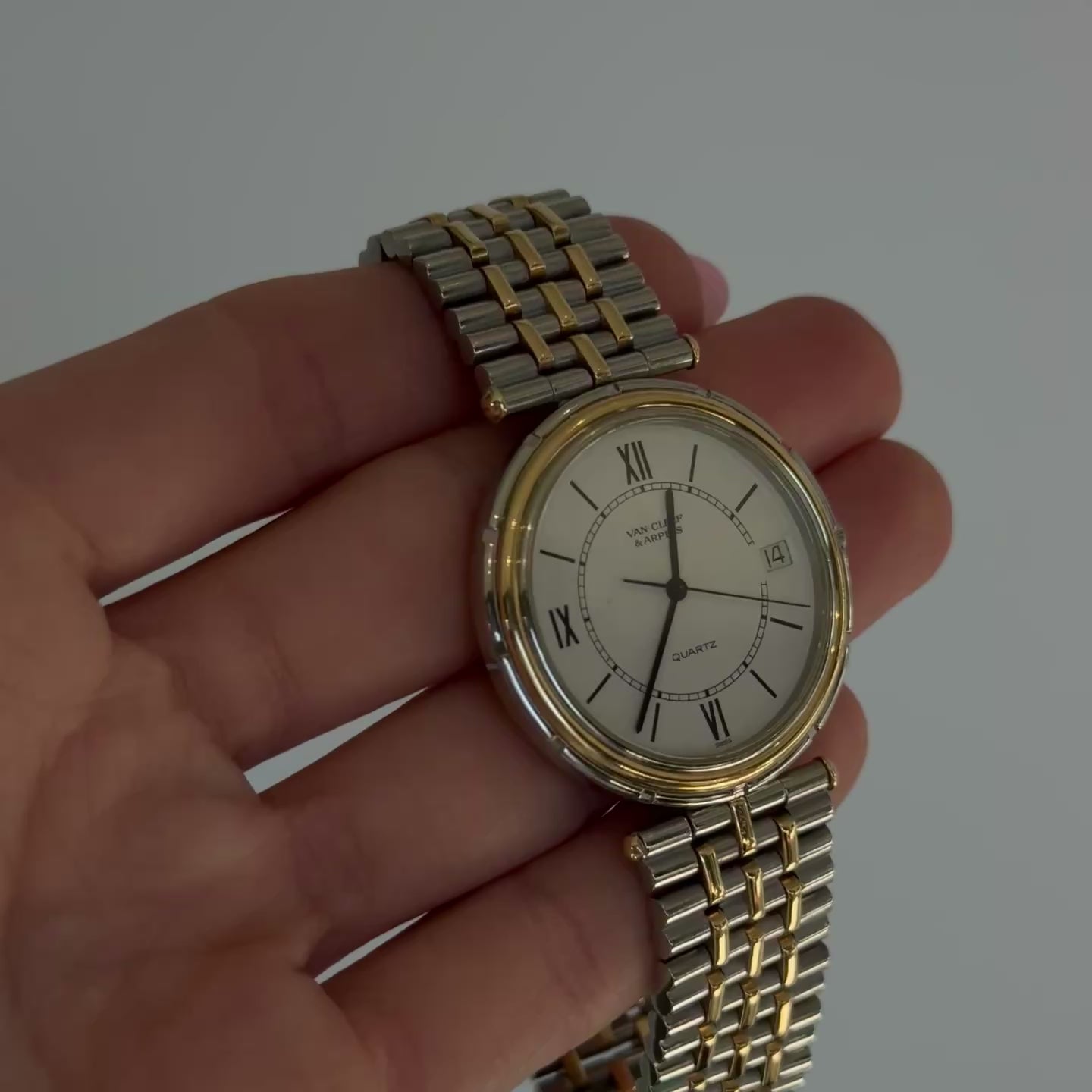 Van Cleef and Arpels La Collection Two Tone Watch -  Replica Handbags 