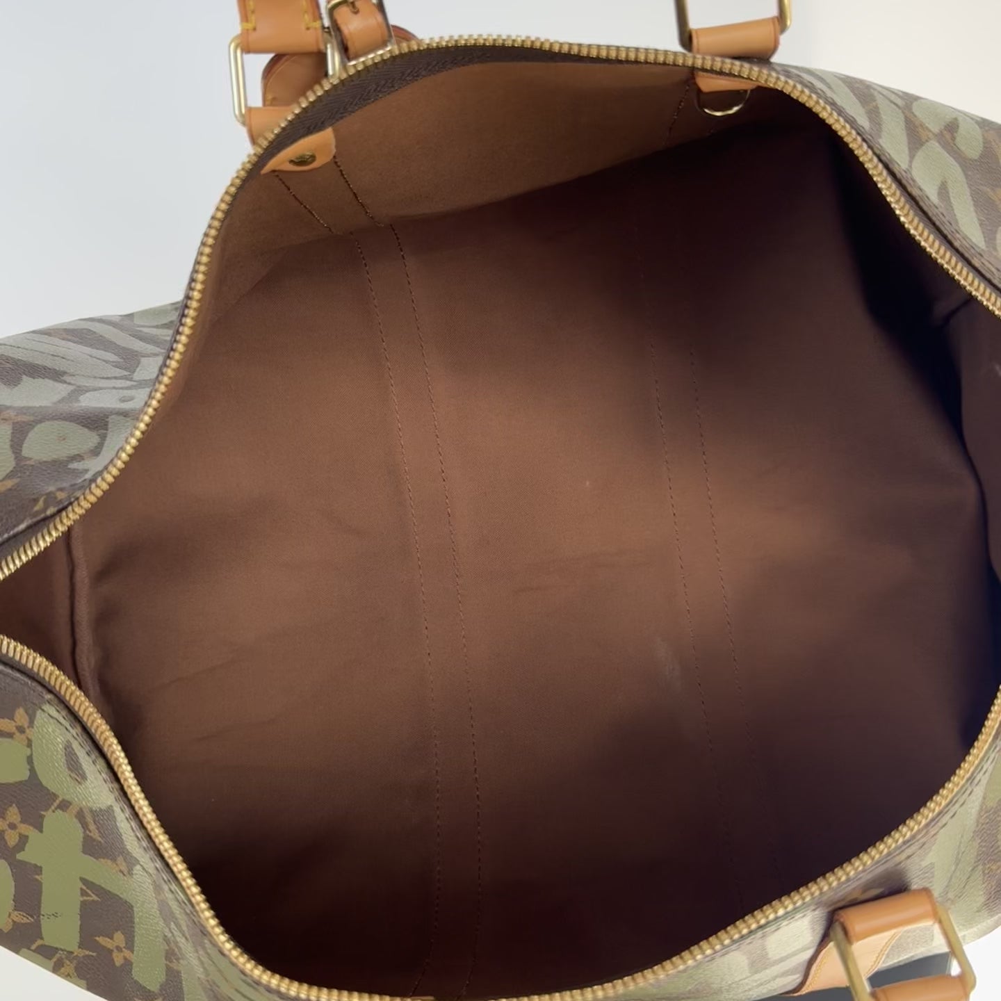 Louis Vuitton Stephen Sprouse Monogram Graffiti Keepall 50 Dark Green -  Replica Handbags 