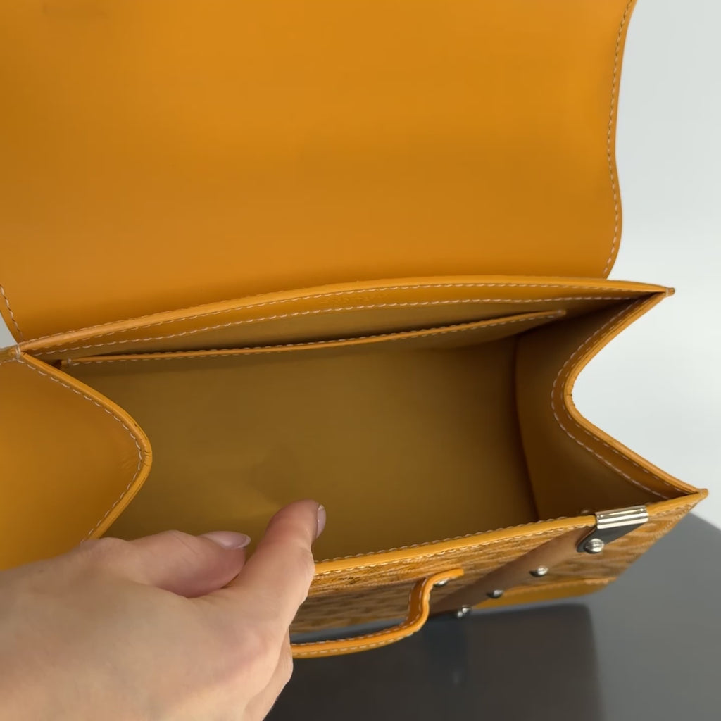 Goyard Goyardine Saigon PM Yellow -  Replica Handbags 