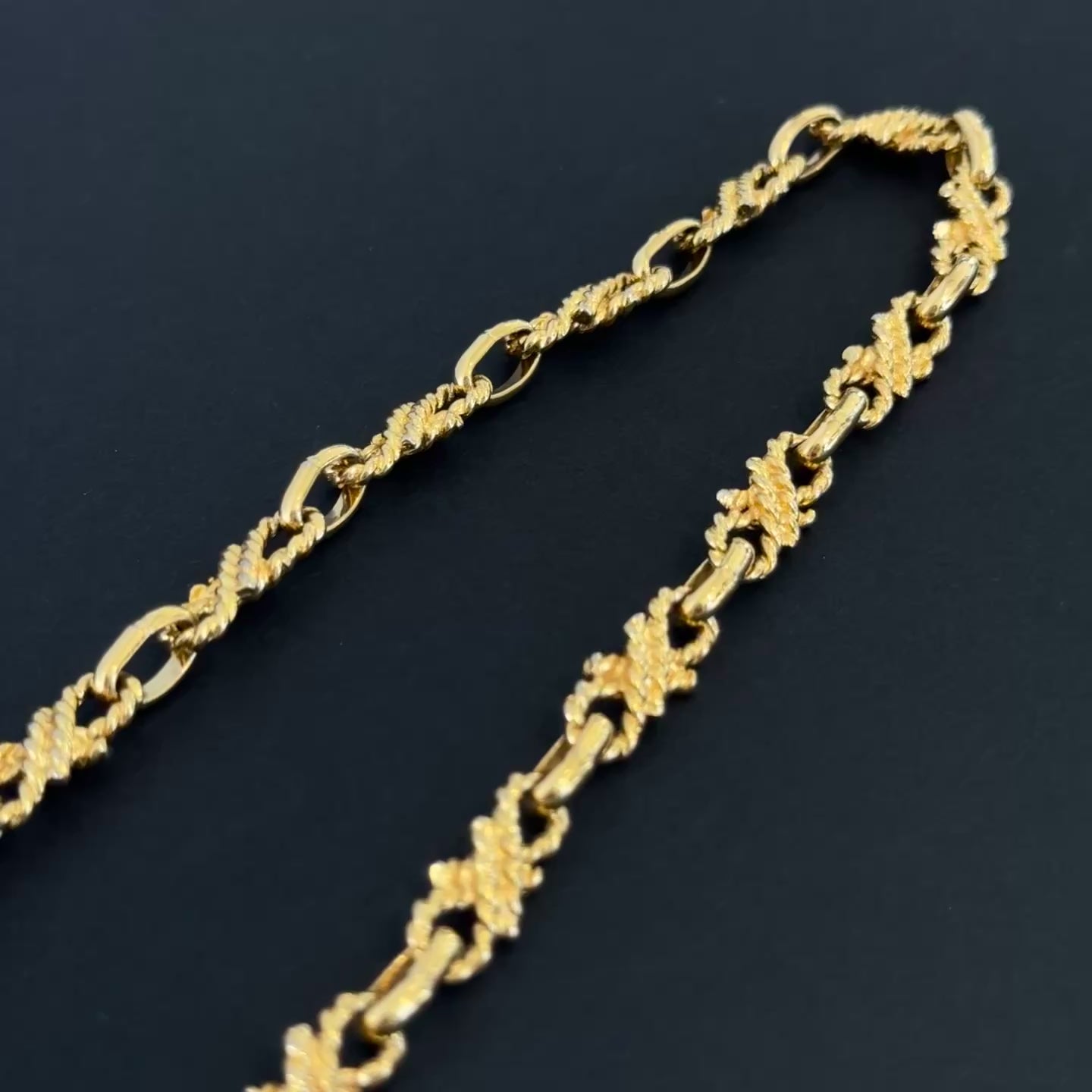 Celine Woven Rope Gold-Tone Necklace -  Replica Handbags 