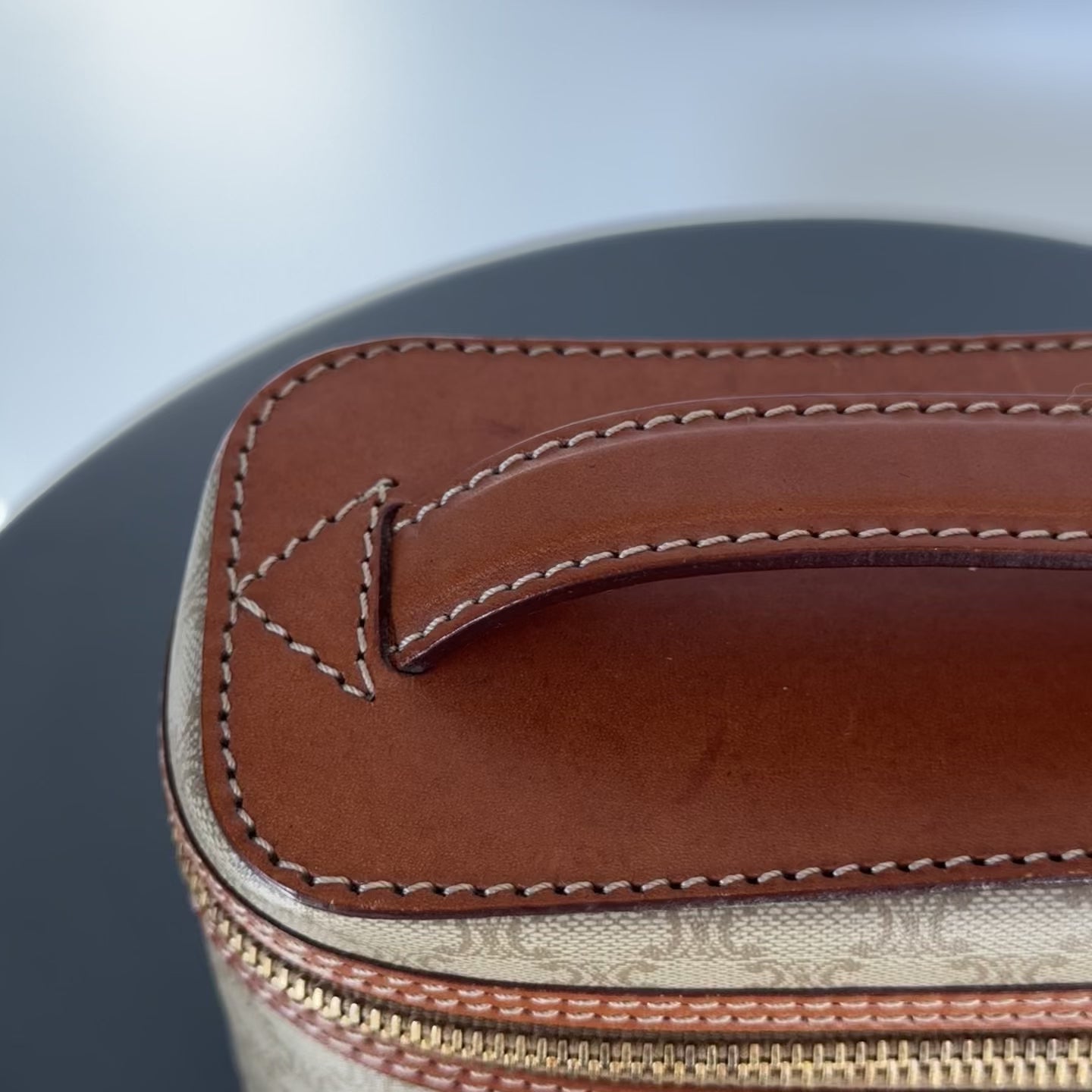 Celine Macadam Canvas Vanity Case -  Replica Handbags 