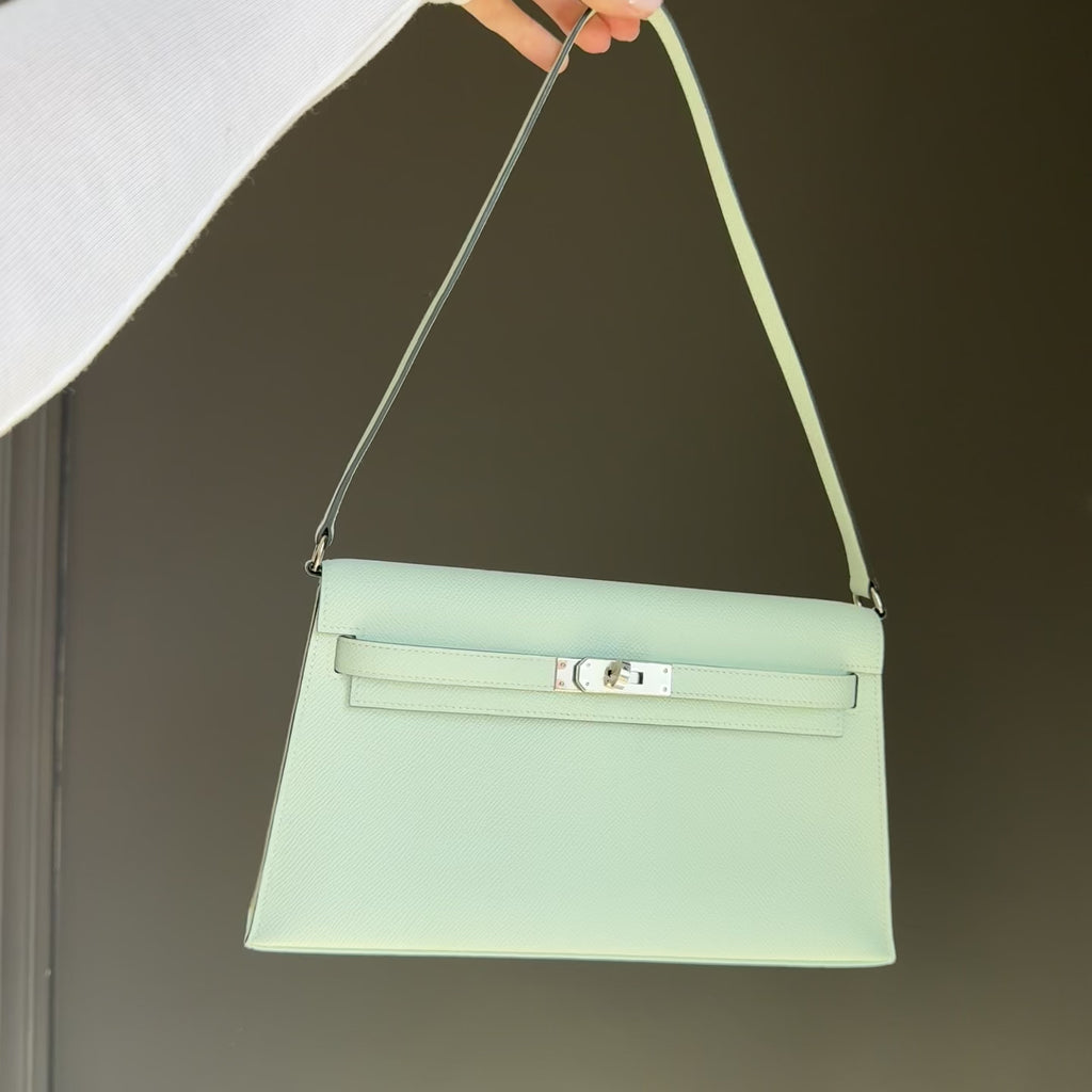 Hermes Kelly Elan Vert Peppermint -  Replica Handbags 