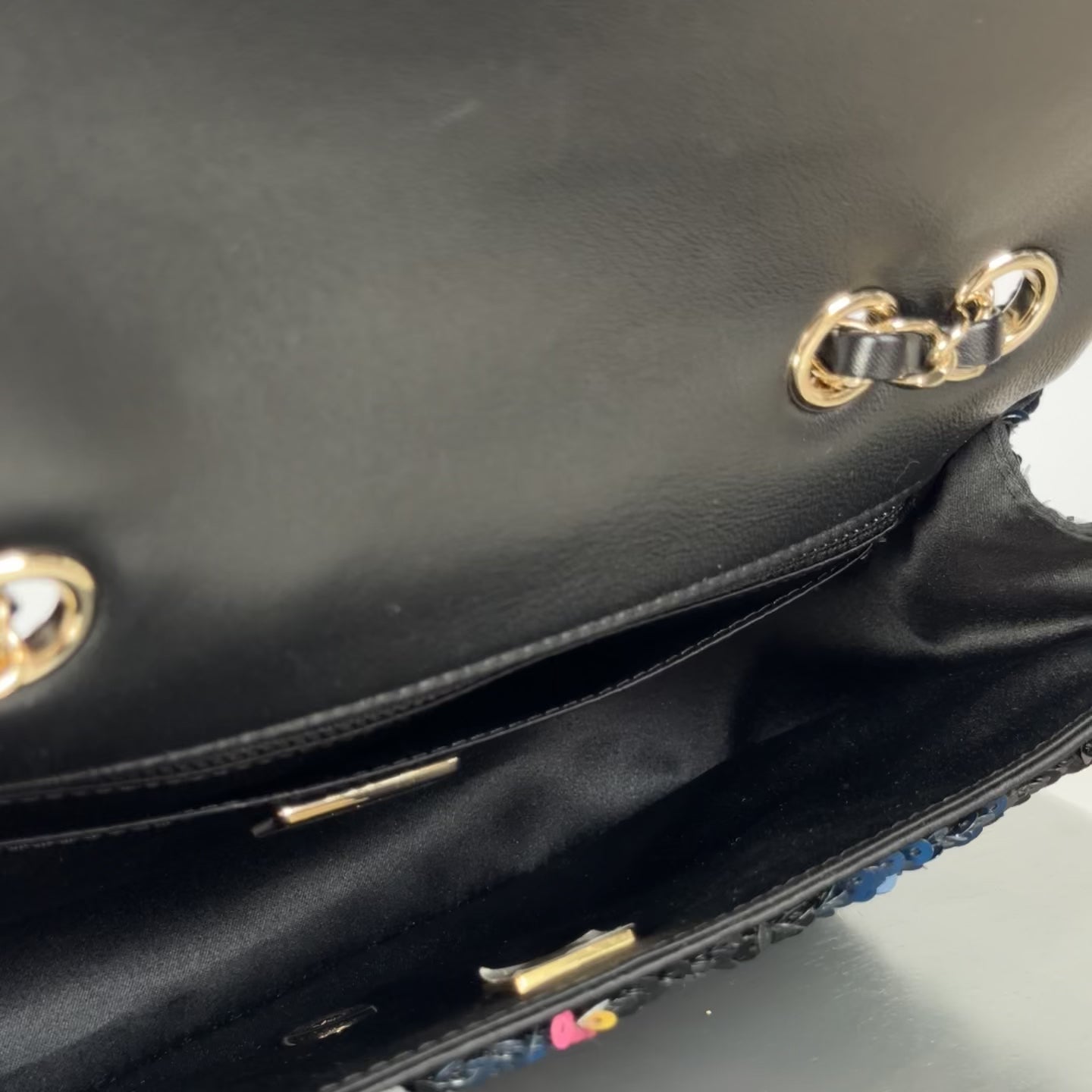 Chanel Rainbow Sequin 2021 Flap Bag -  Replica Handbags 