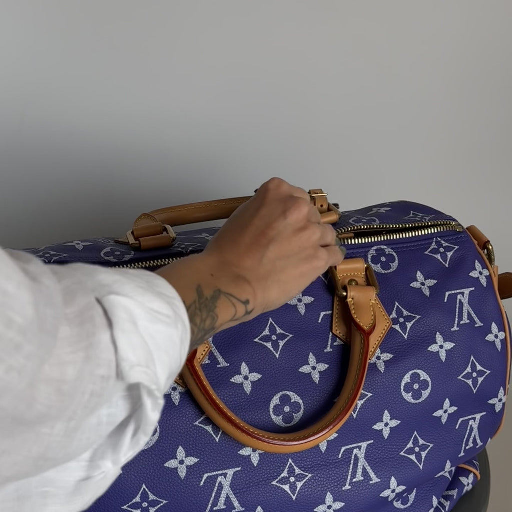 Louis Vuitton Speedy P9 Bandouliere 40 in Amethyst -  Replica Handbags 