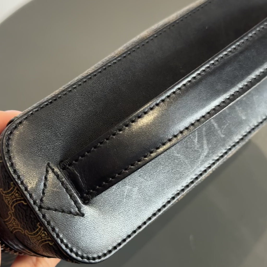 Celine Macadam Canvas Vanity Case -  Replica Handbags 