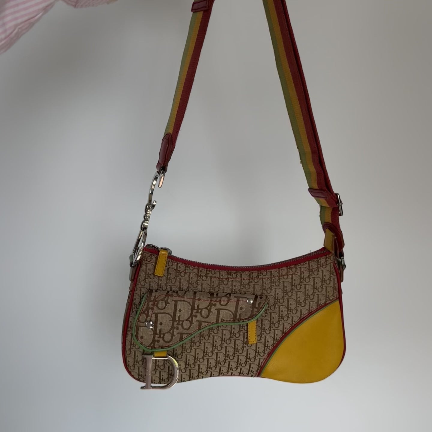 Dior Diorissimo Rasta Trotter Shoulder Bag -  Replica Handbags 