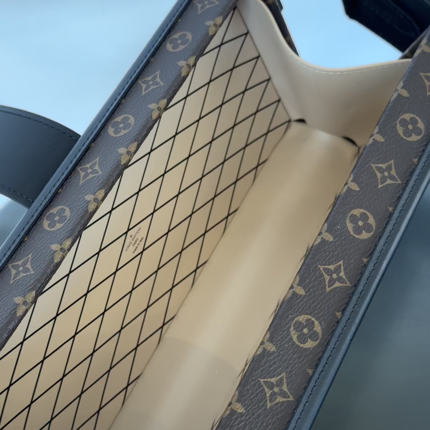 Louis Vuitton Limited Edition Runway Monogram Canvas Petite Malle East West Gold Hardware 2022 -  Replica Handbags 