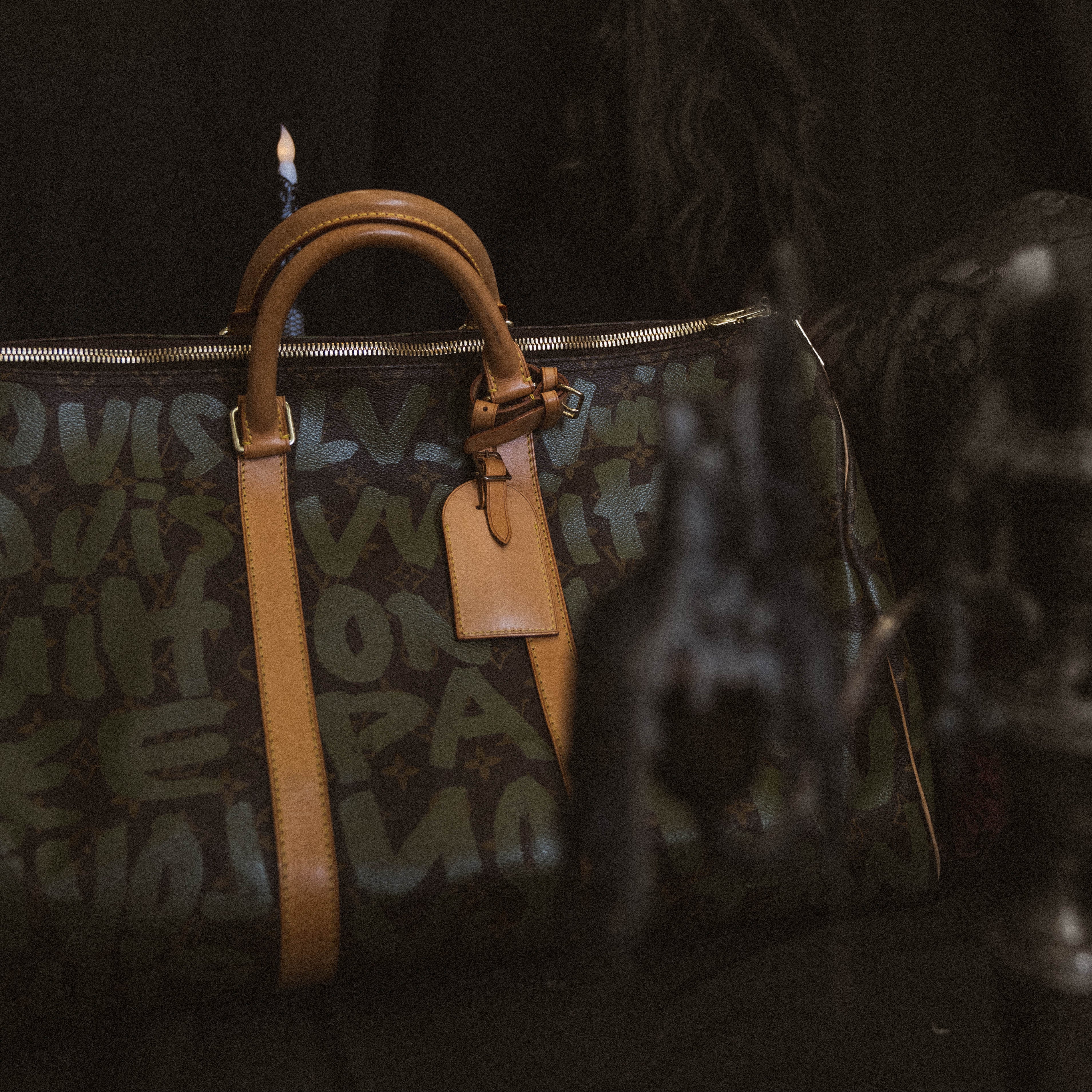 Louis Vuitton Stephen Sprouse Monogram Graffiti Keepall 50 Dark Green - Replica Handbags