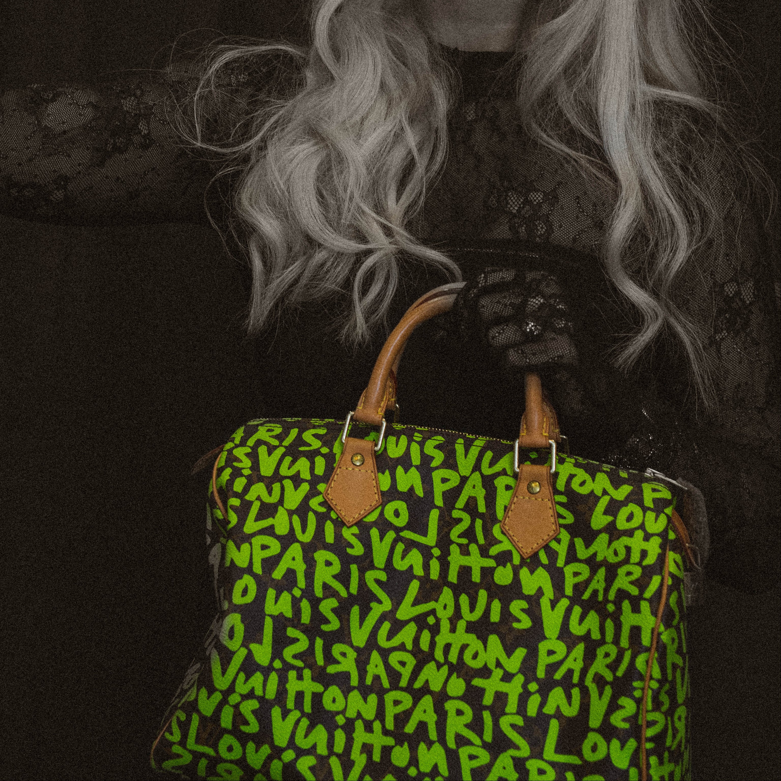 Louis Vuitton Monogram Graffiti Speedy 30 Stephen Sprouse Neon Green -  Replica Handbags 